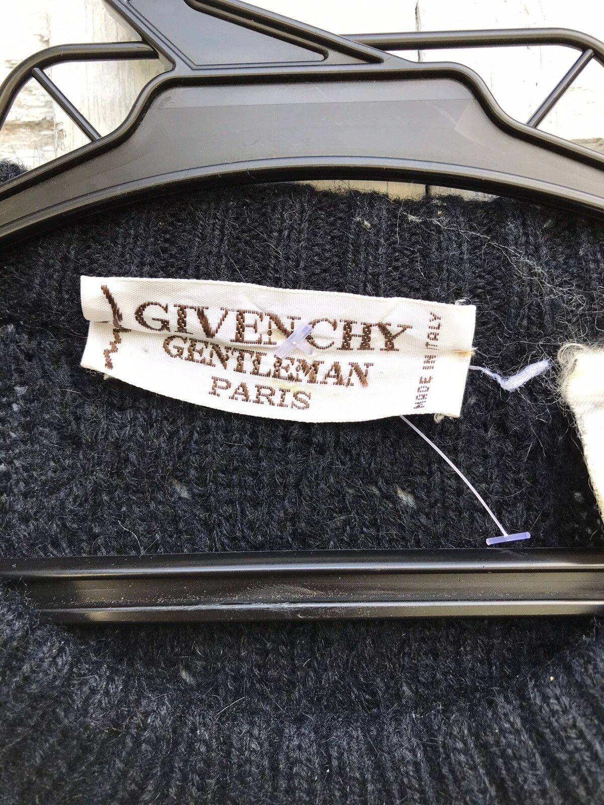 Ginvenchy Cable Knit Leather Shoulder Patch Sweater - 5