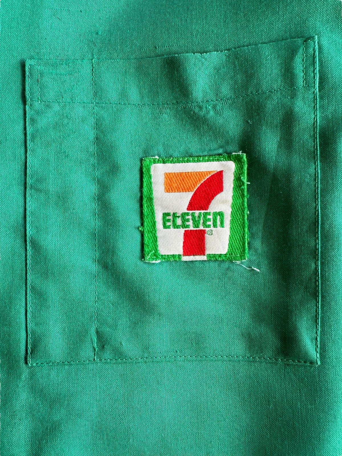 Vintage Workshirt 7 Eleven Green Colour - 3