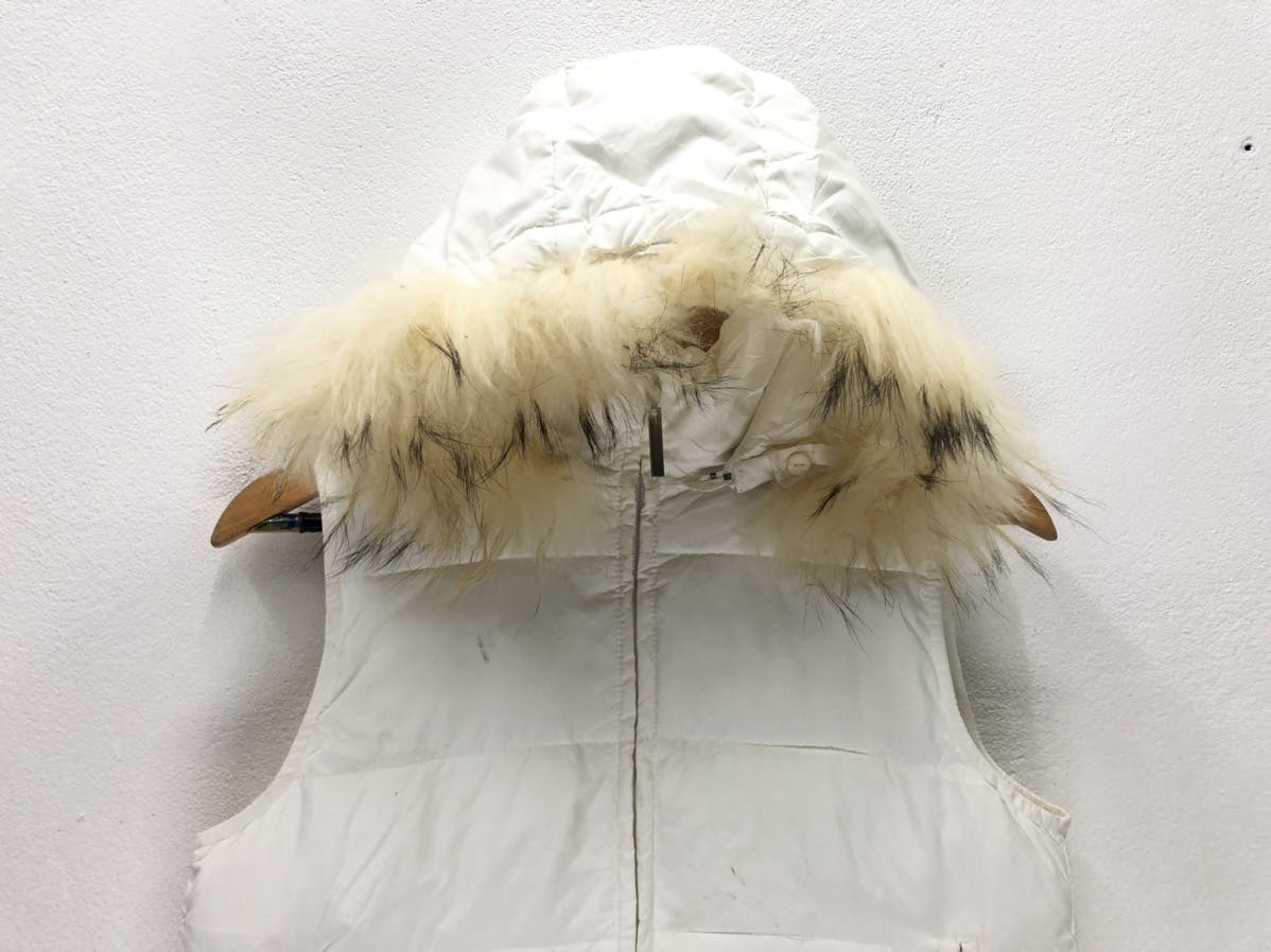 Vintage MCM Plain Hoodie Puffer Vest Jacket - 2