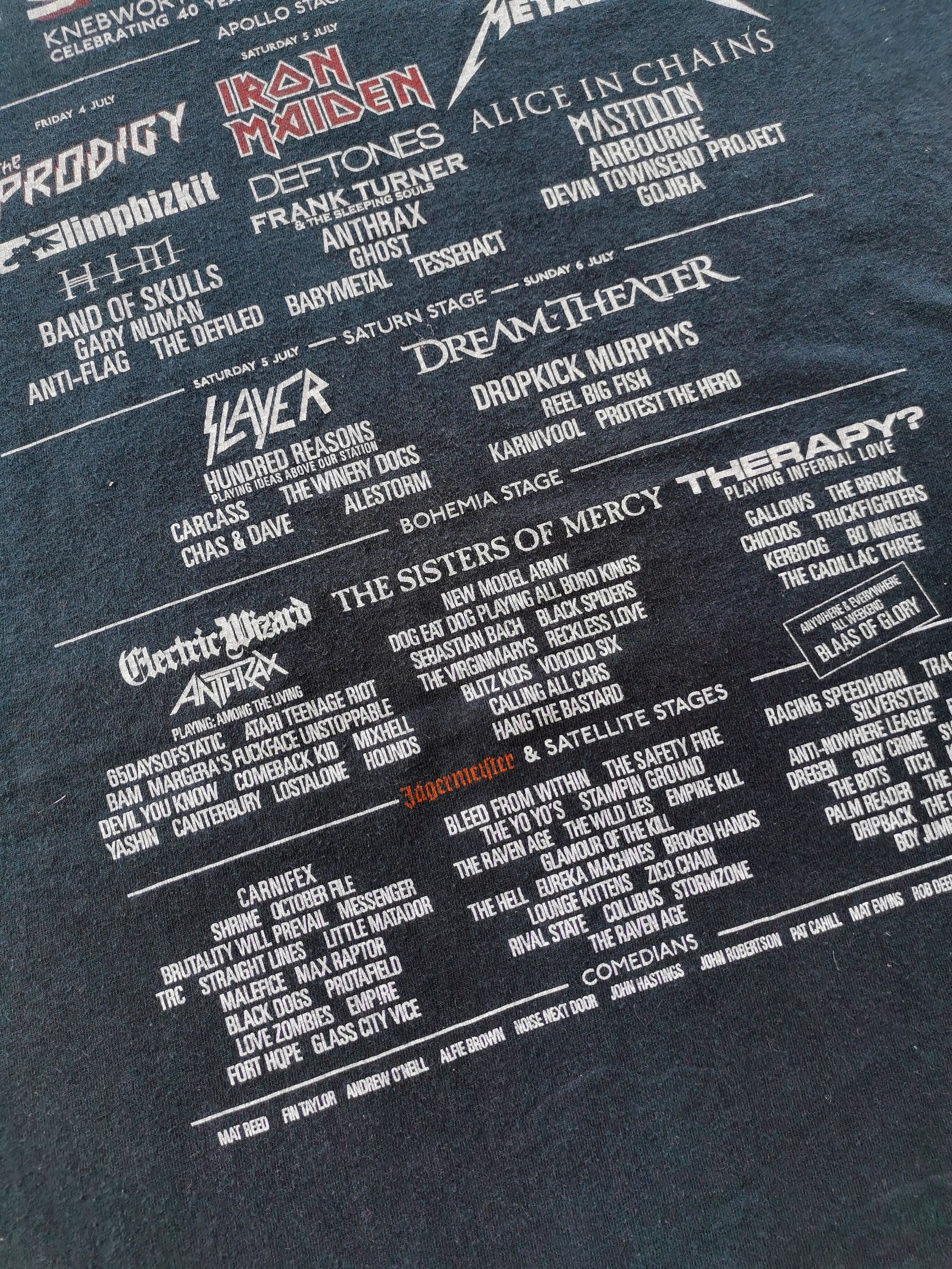 Metallica - Sonisphere Festival Tour Band Tshirt - 8