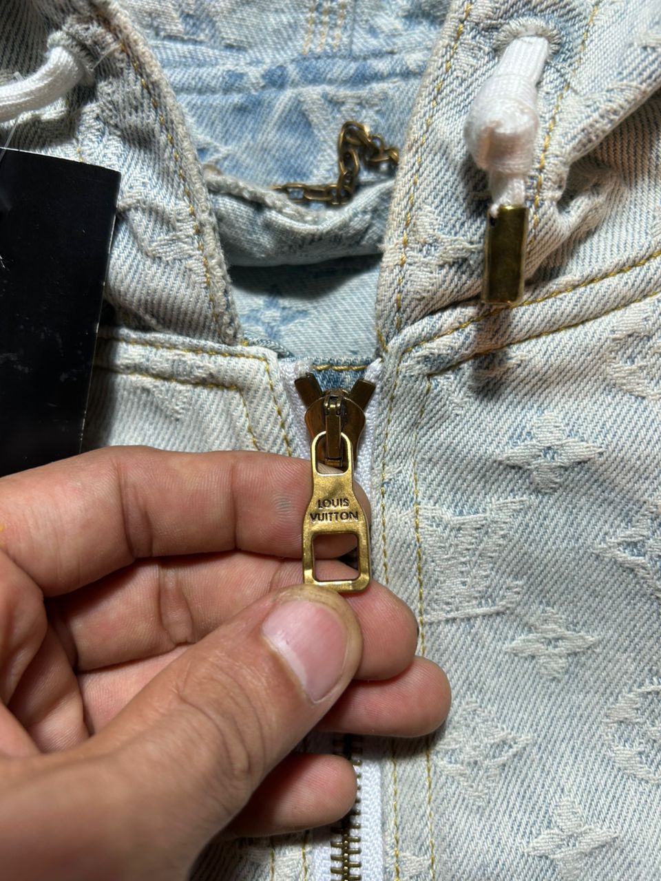 louis vuitton NBA monogram denim jacket - 14