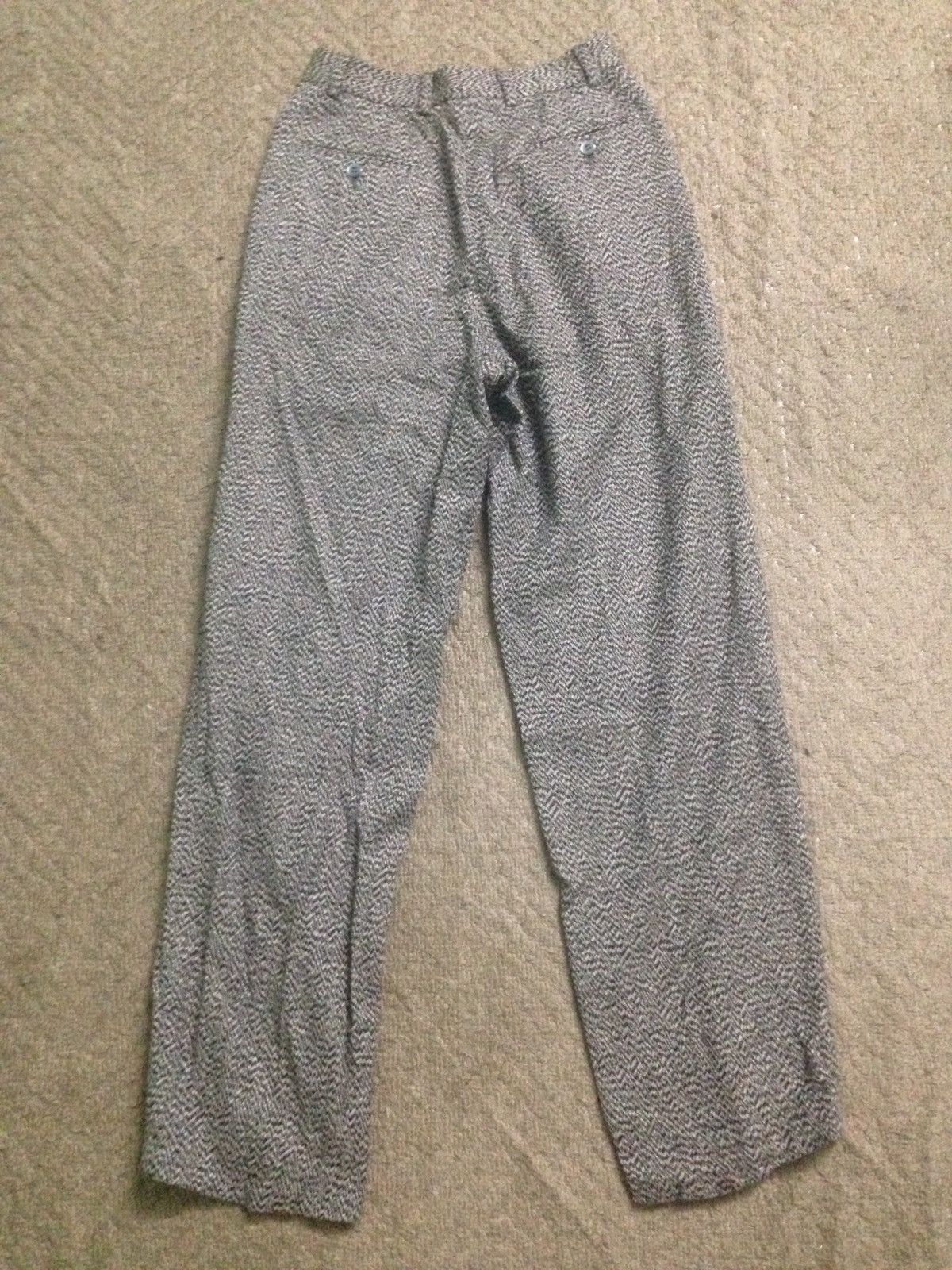 Vintage Giorgio Armani Wool Pants Made In Italy -R6 - 3
