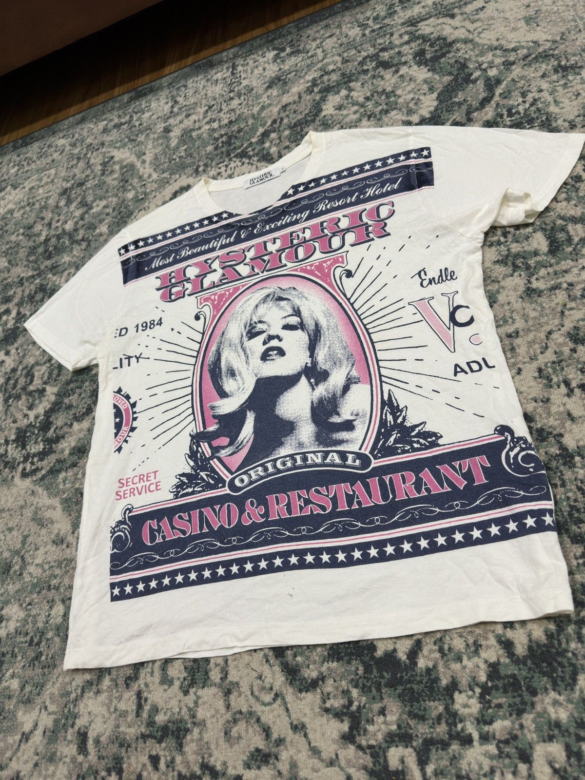 Hysteric Glamour Secret Service Girl Full Print Tshirt - 3