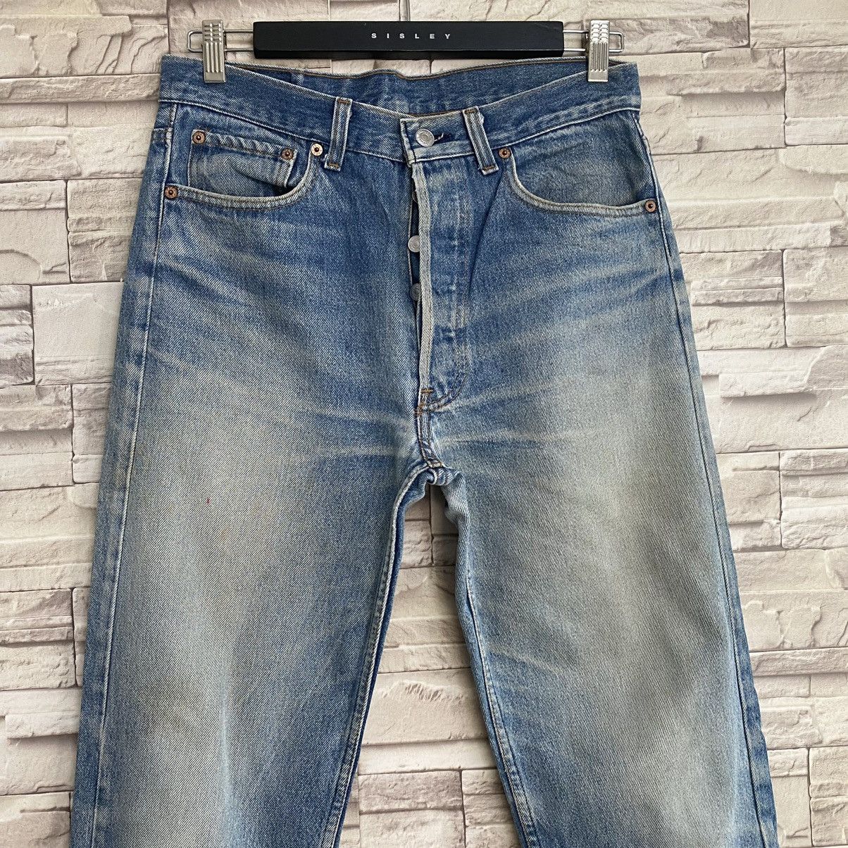 Vintage 80s Levis 501 Distressed Faded Jeans 31x32 - 4