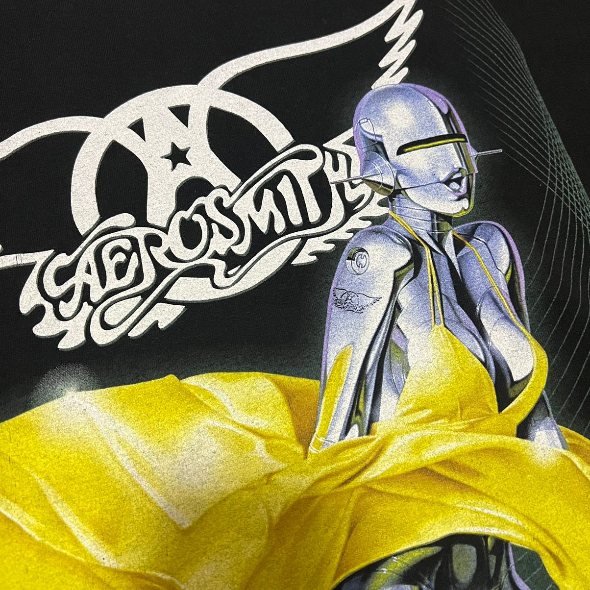 Vintage Aerosmith x Sorayama World Tour 2001 T shirt - 5