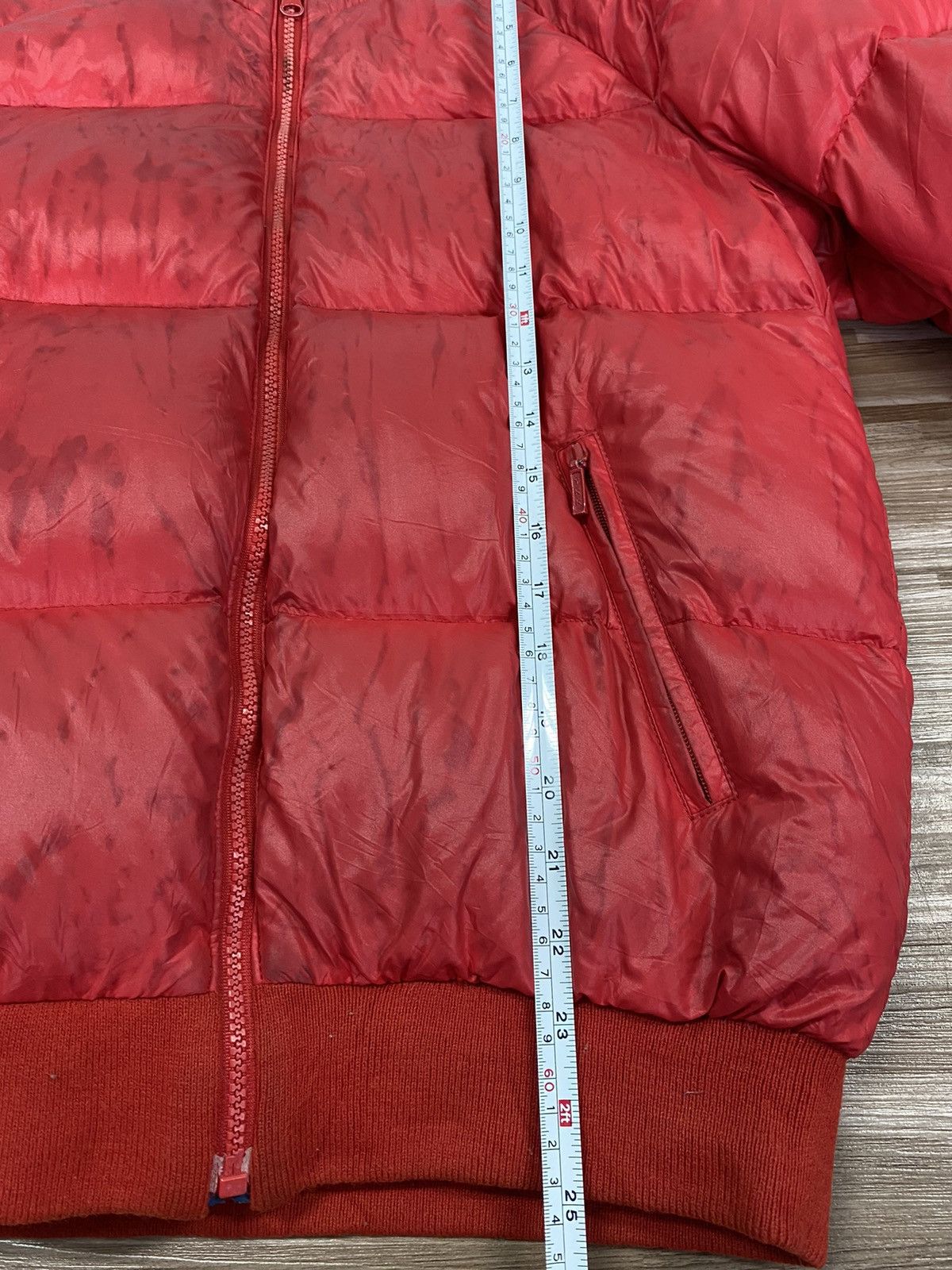 Vintage Moncler Ski Wear Red Puffer Reversible Jacket - 5