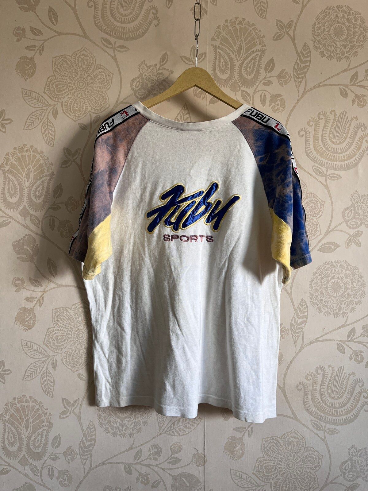 Vintage 1985 Fubu Collection Bleach Wash TShirt Made In USA - 1