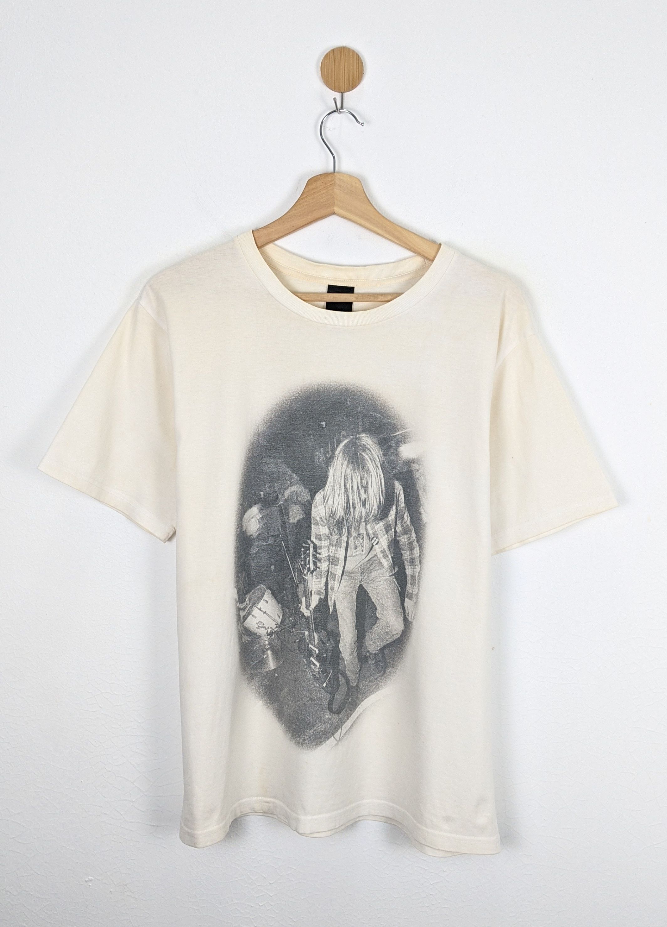 Number Nine Kurt Cobain Touch Me I'm Sick Photo shirt - 1