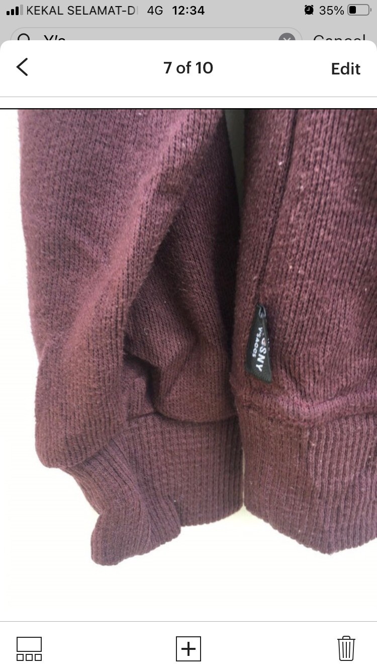 Vintage - Vintage SACSNY Y’SACCS By Yohji Yamamoto Embroided Spellout Sweatshirt - 9