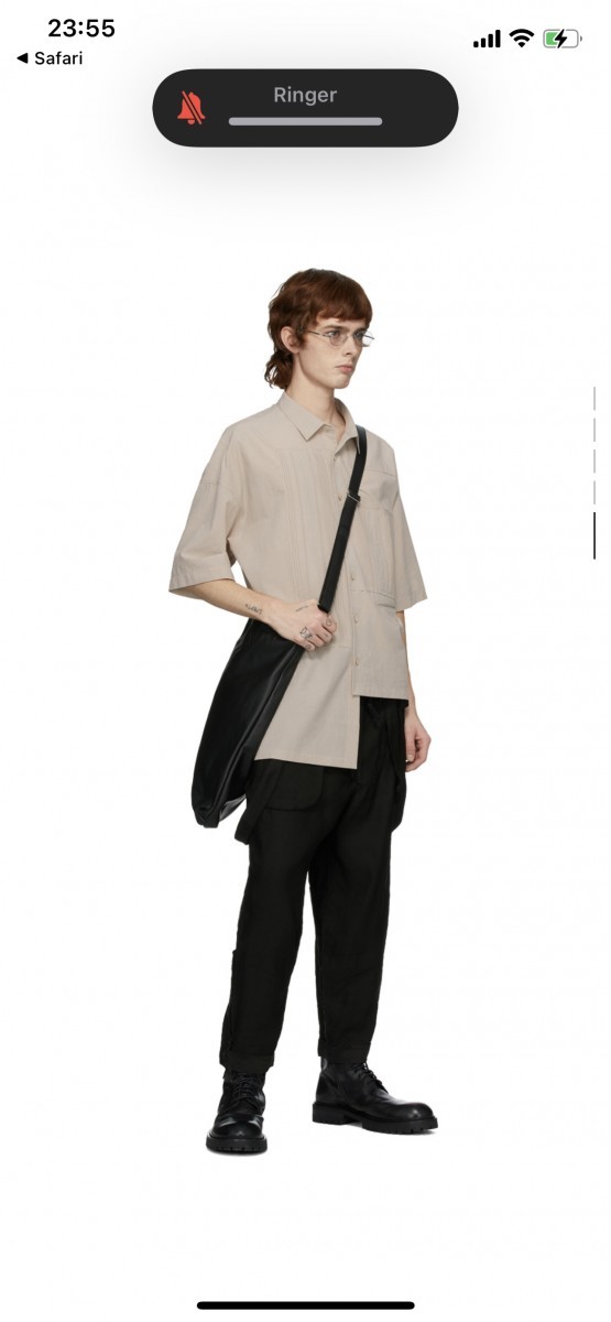 Asymmetrical Hem Shirt - 5