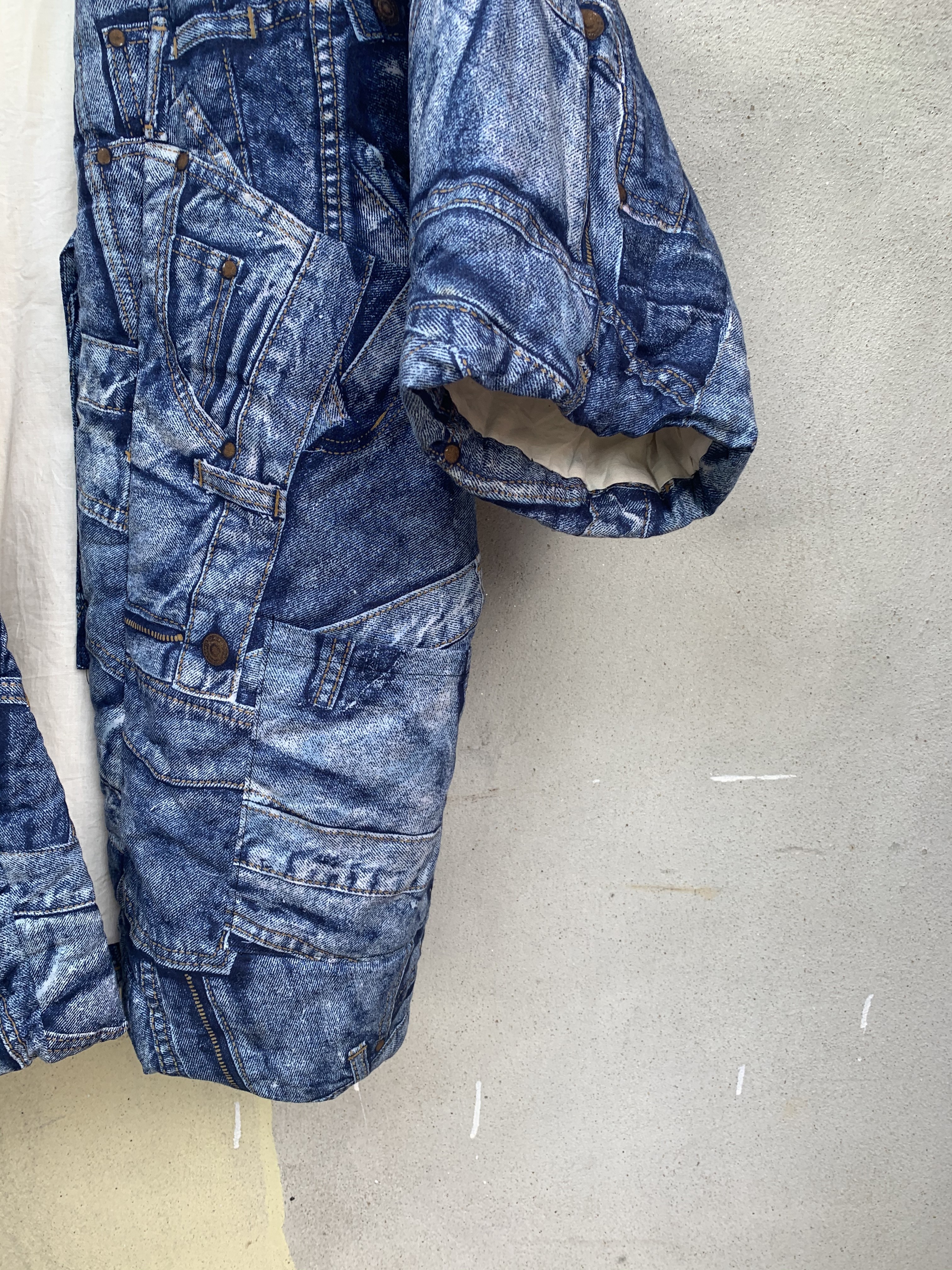 Japanese - Vintage Young Village Jeans Motive Hanten - 10