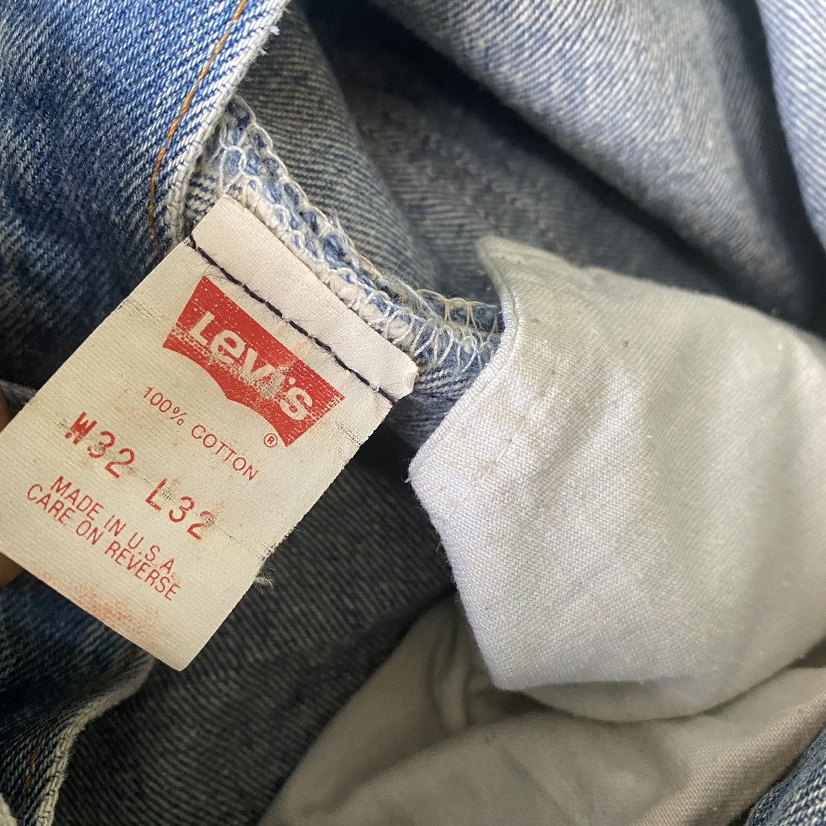 Vintage 80s Levis 501 Distressed Faded Jeans 31x32 - 16