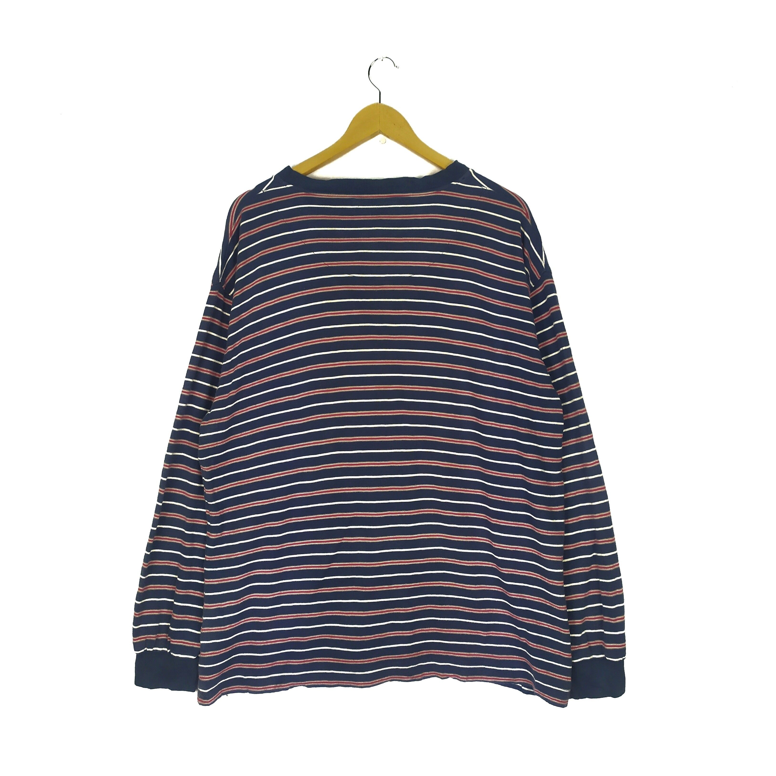 Balmain Embroidered Logo Stripe Jumper Pullover Sweatshirt - 2