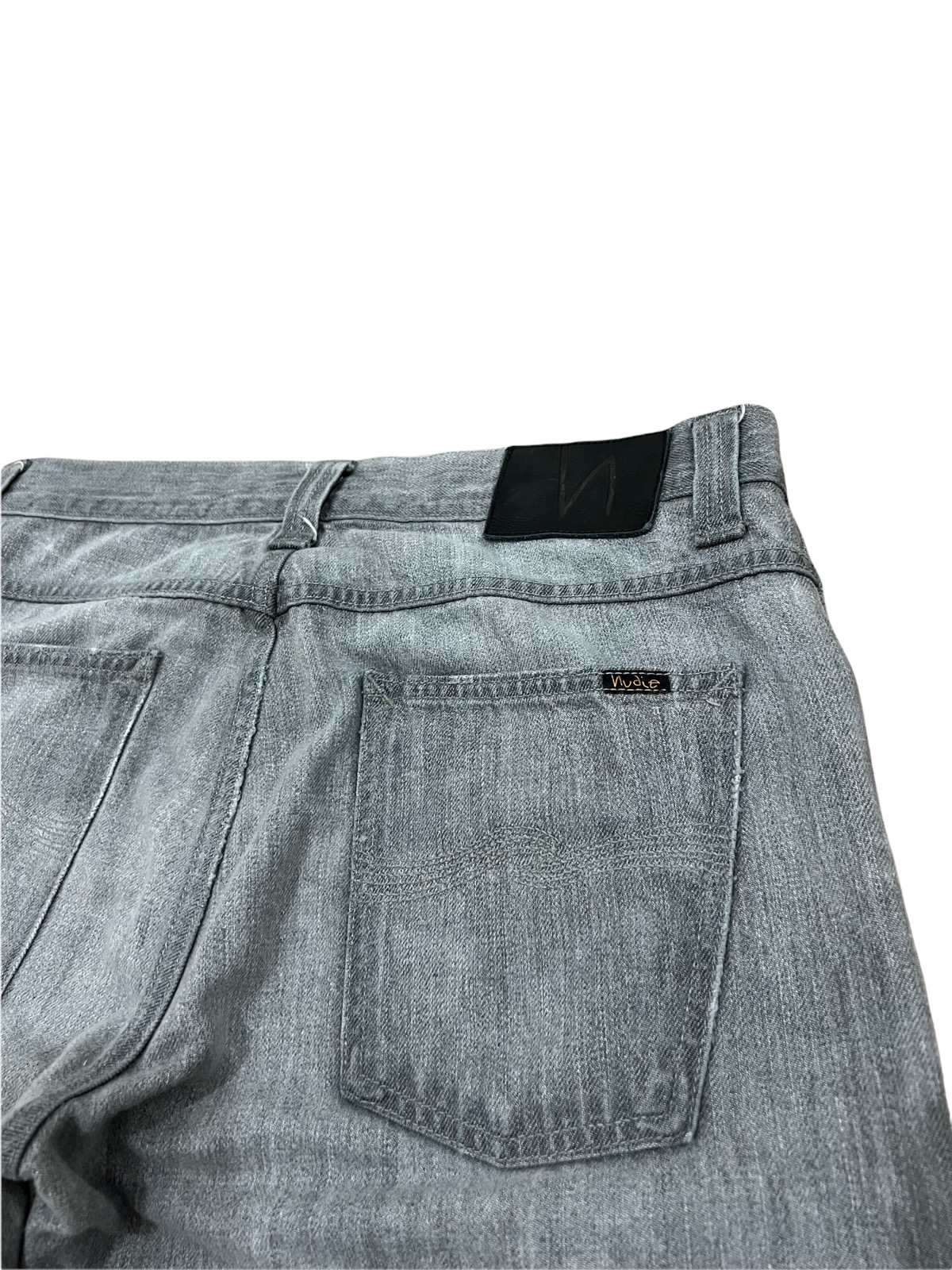 Nudie Regular Alf Used Grey Made In Italy Jeans - 4