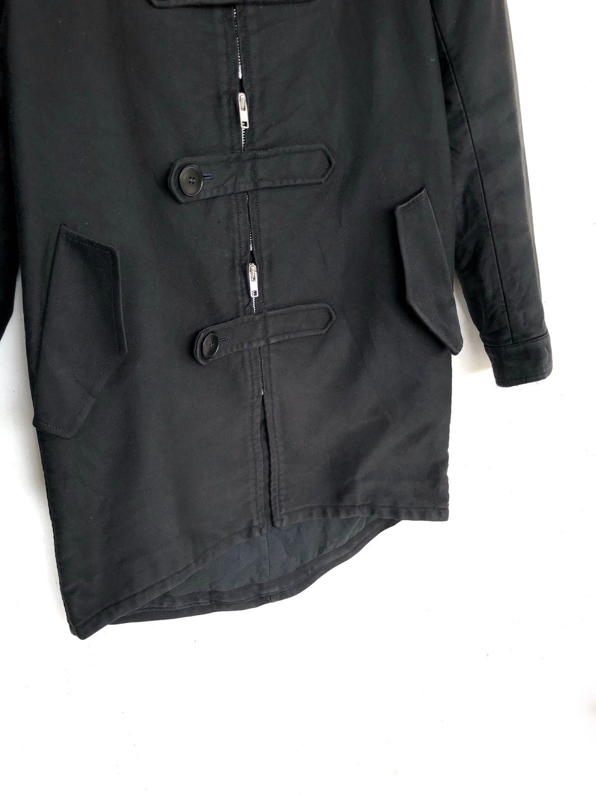 FW02/03 Goth Mandarin Collar Tactical Coat Jacket - 5