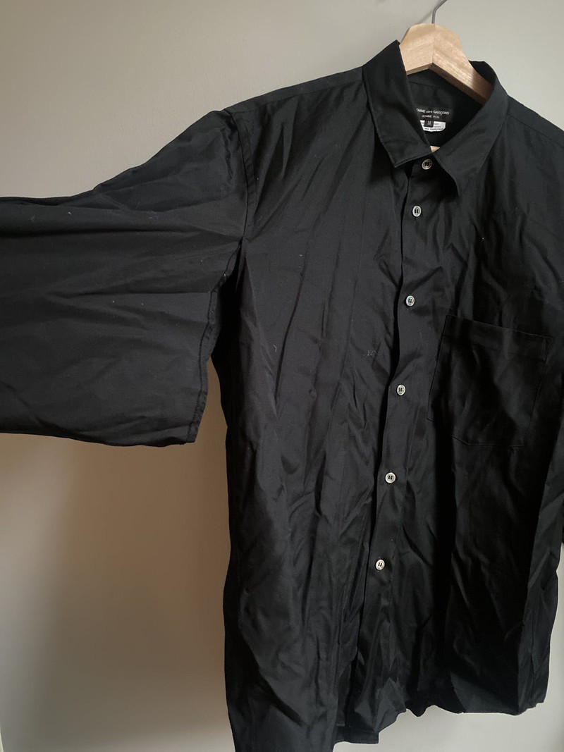 Comme des Garcons HOMME PLUS batwing slit buttonup M - 1