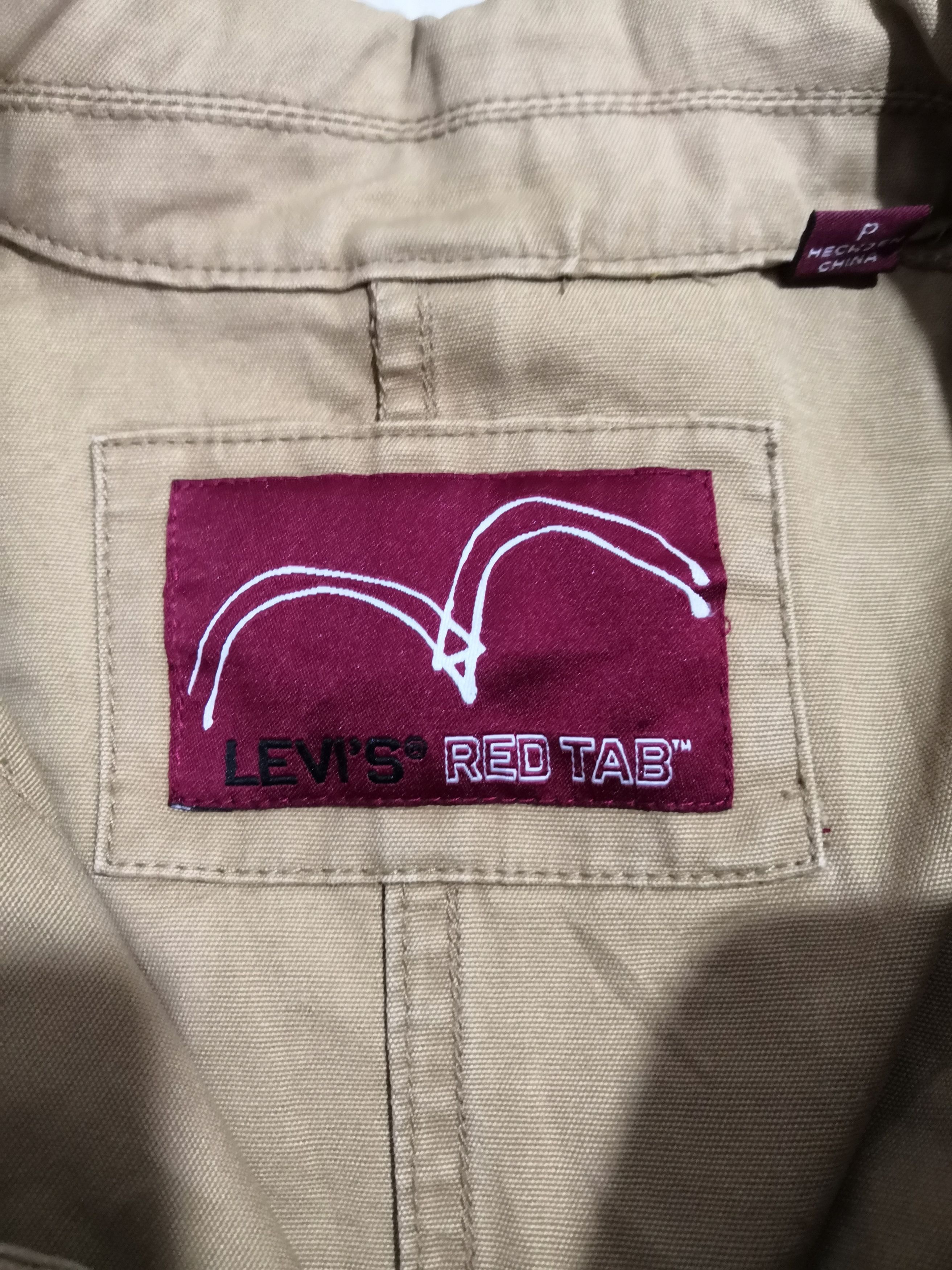Rare Levis Hunting Outdoor Multipocket Mens Jacket Tan - 8