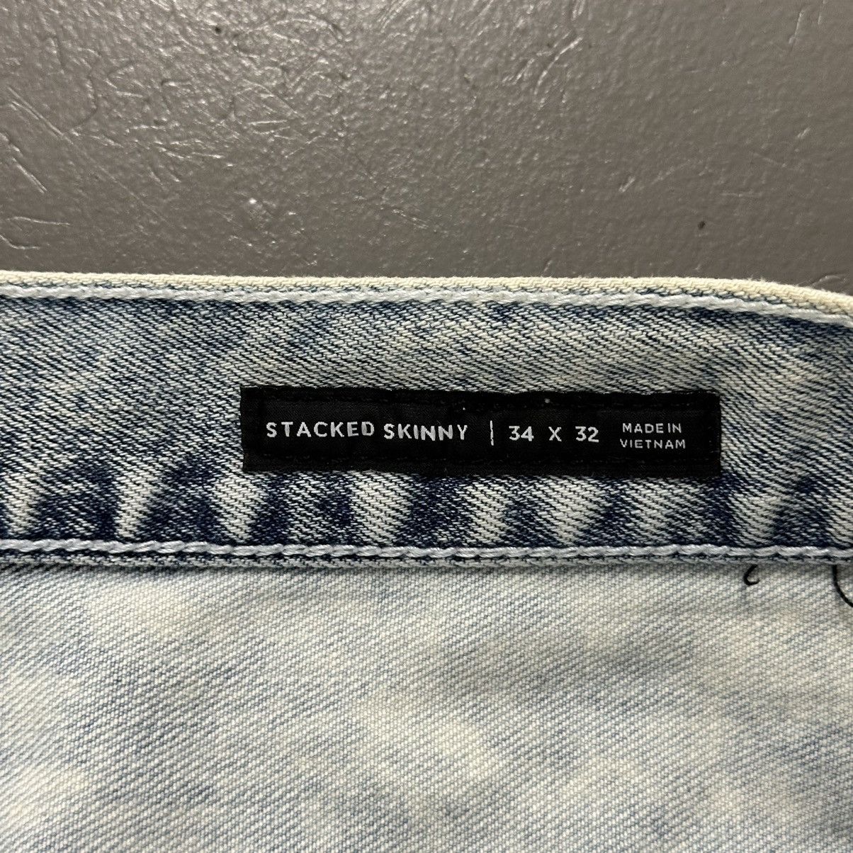 Pacsun Stacked Skinny Denim Jeans 34x32 - 8