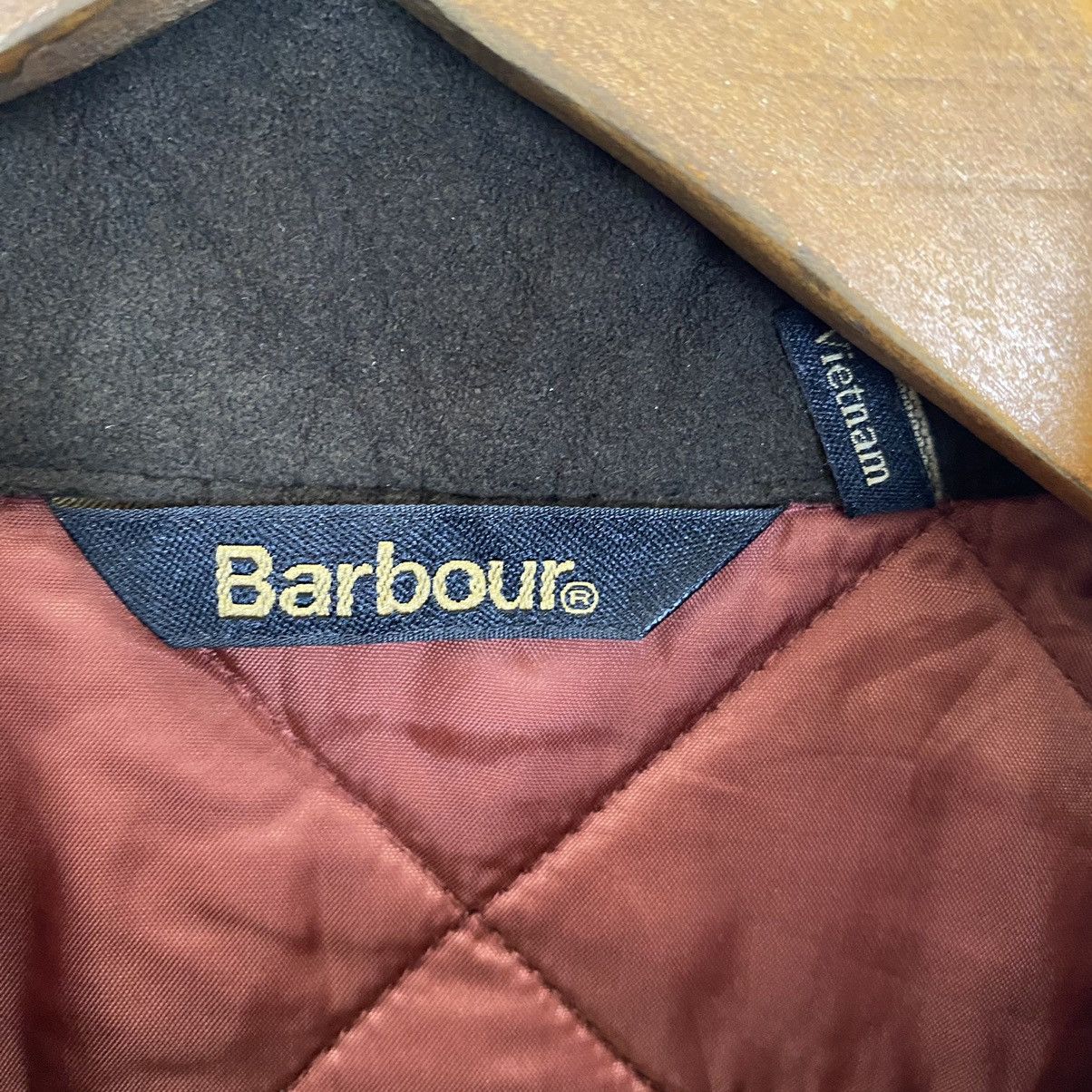 Barbour quilted zipper vest size M - 7