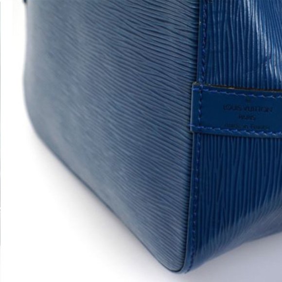 BEAUTIFUL Authentic Louis Vuitton Vintage Epi Petit Noe Shoulder Bag Toledo Blue - 8