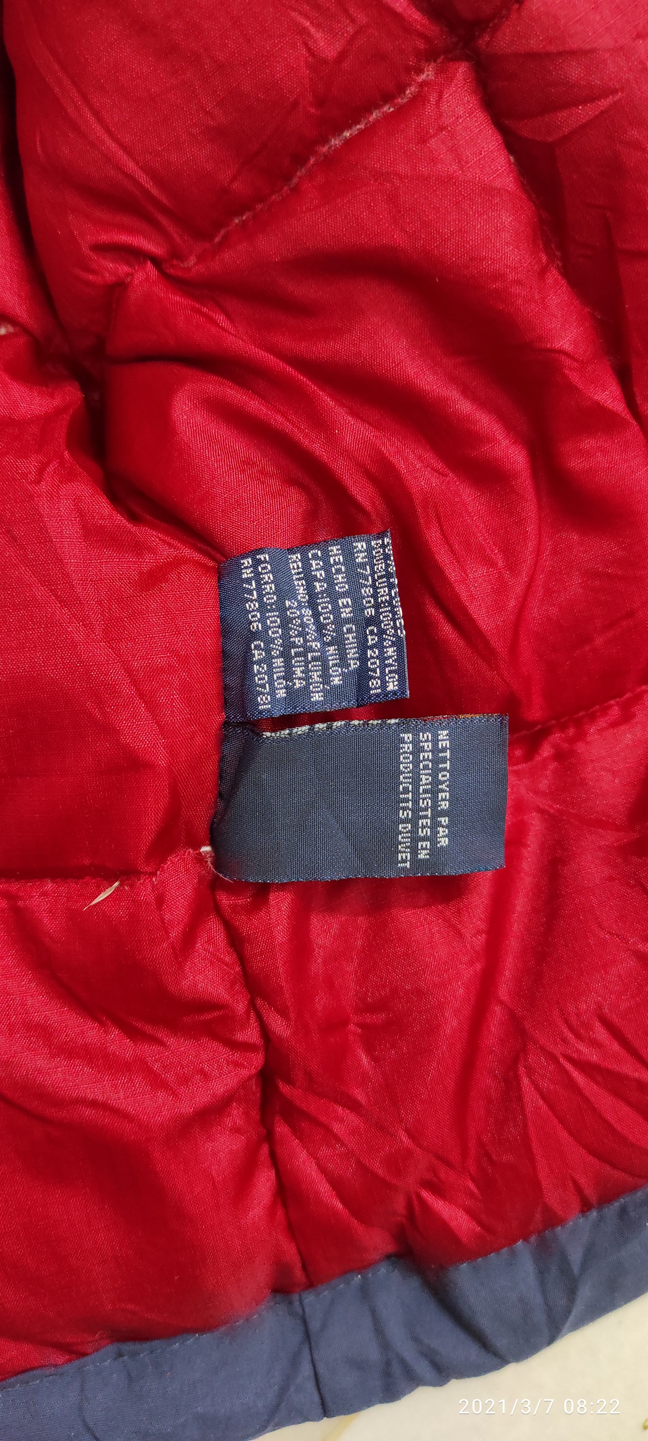 Tommy Hilfiger - Vintage 90's Tommy Hilfiger Duck Down Puffer Anorak hidden coat Jacket - 5