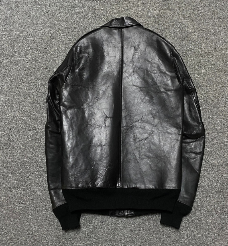 visvim Visvim 12-13FW Elmendorf A2 Leather Jacket | ubvintage