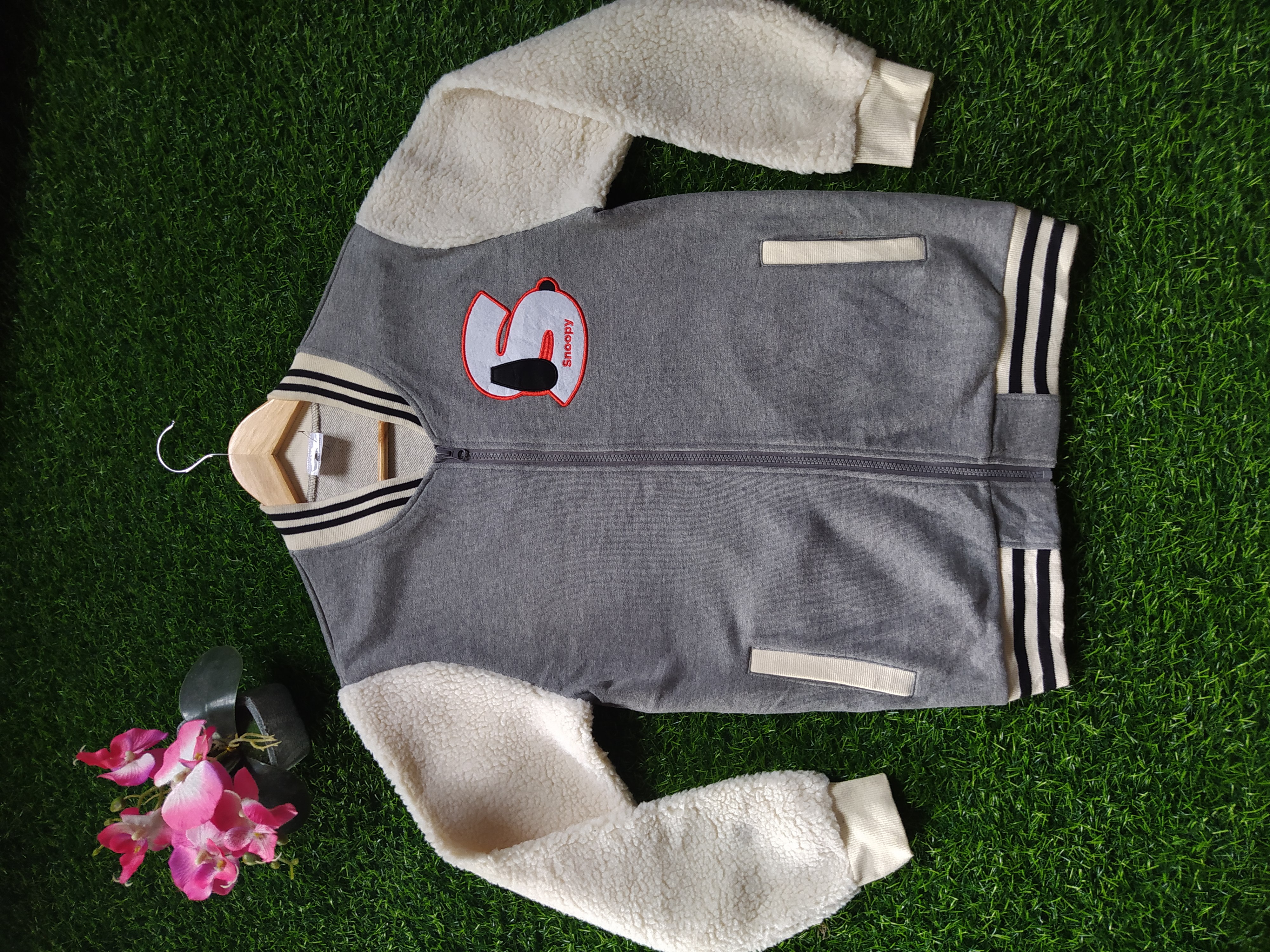 Vintage - Snoopy Varsity Sherpa Style - 1