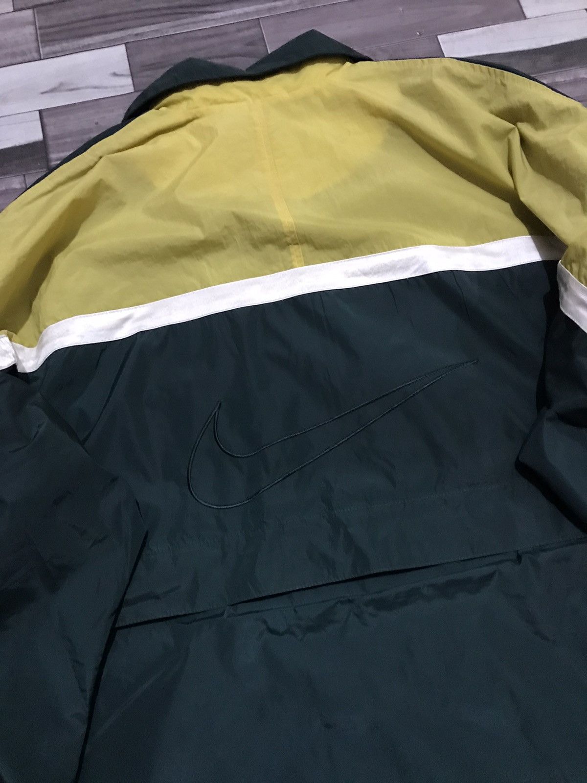 Vintage Nike Big Swoosh Colorblock Windbreaker Jacket -R6 - 4