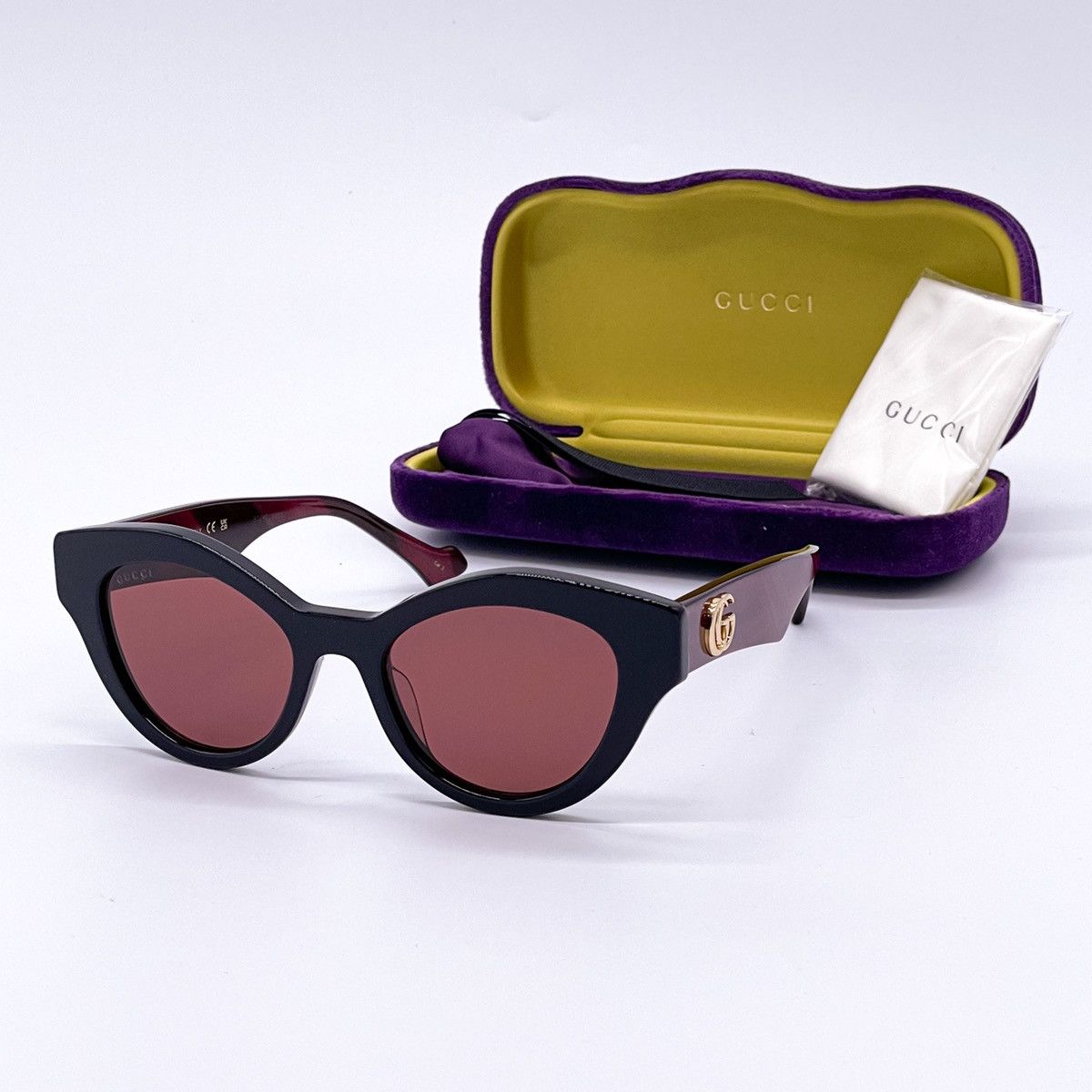 NEW GUCCI GG0957S 005 WOMEN RED SUNGLASSES GUCCI - 3