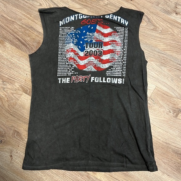 SWELL Rockin USA Montgomery Gentry Graphic Rock Muscle Tee - 3