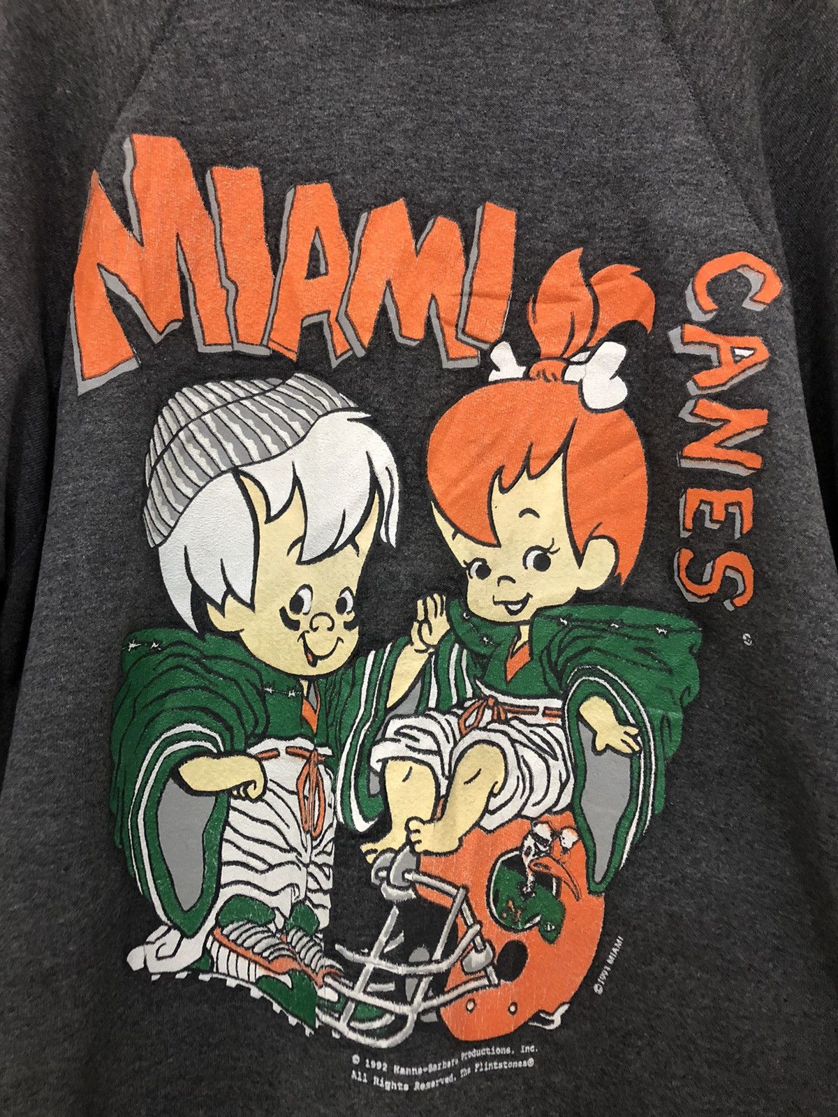Vintage 1993 The Flintstones Kids Mirror Sweatshirt - 3