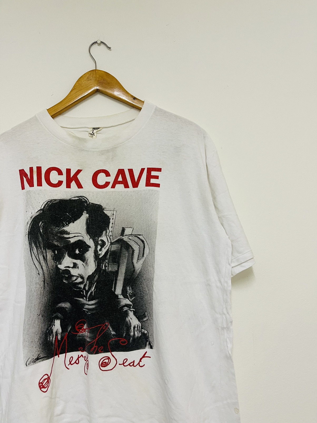 Vintage - Vintage 90’s Nick Cave “The Mercy Seat 1990 Artwork W2 - 4