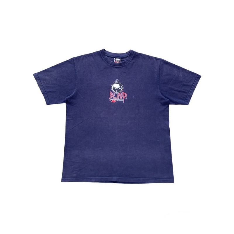 Vintage 90s Blind Skateboards Reaper Large T-Shirt - 1