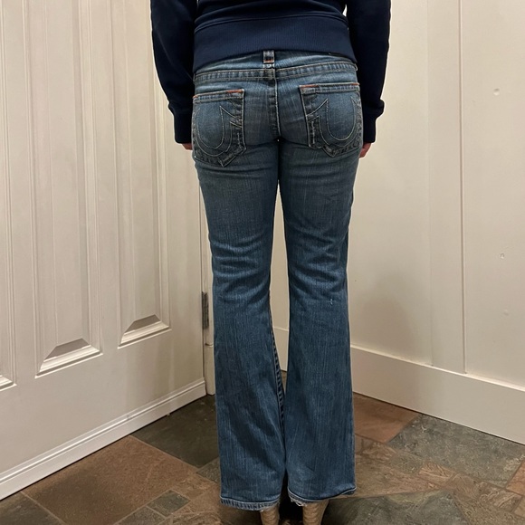 True Religion Vintage Y2K Blue Bobby Jeans - 3