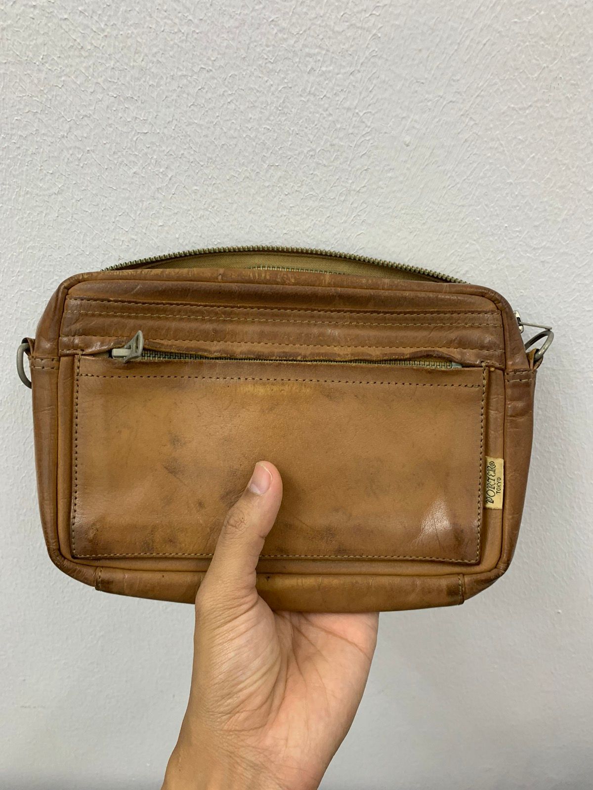 Porter Leather Clutch Bag - 2