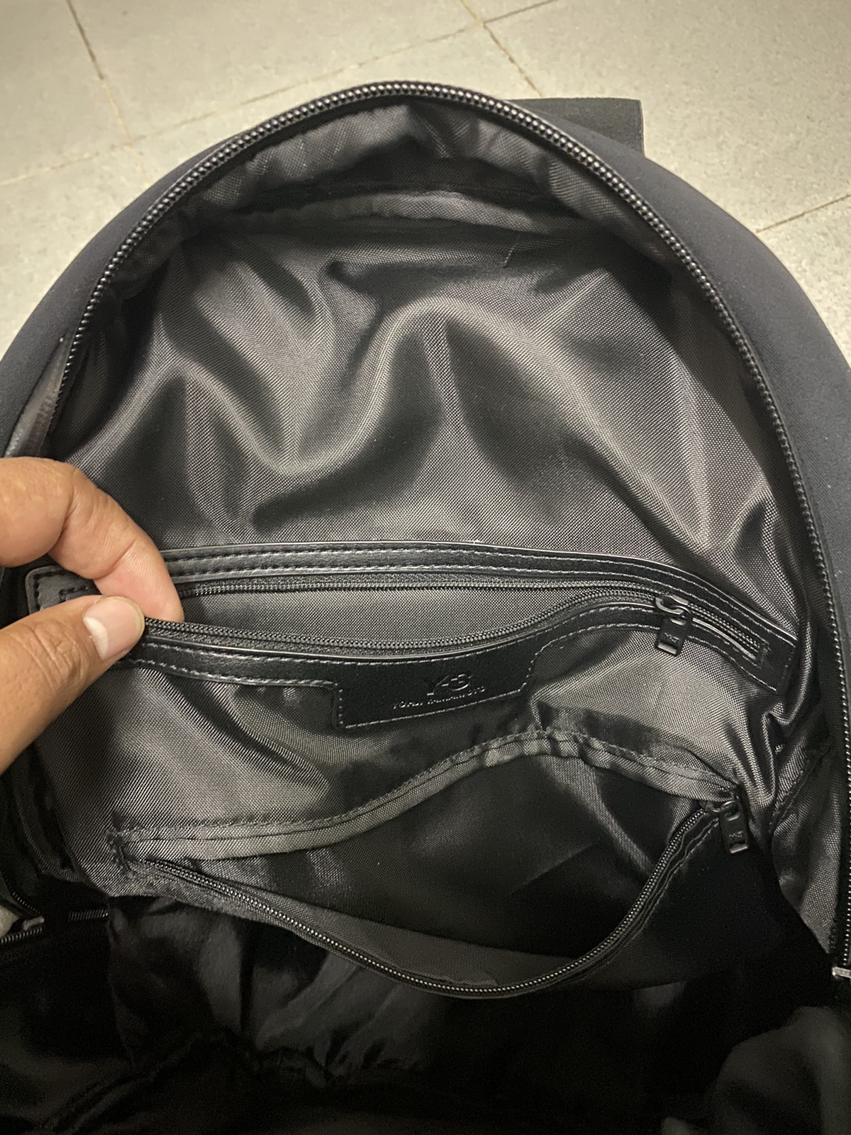 Y-3 Yohji Yamamoto Biglogo Backpack - 13