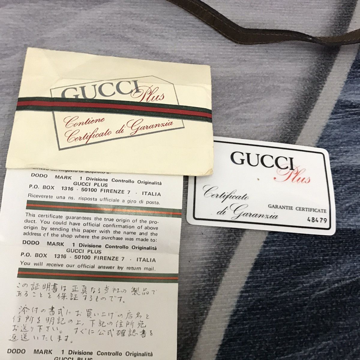 Vintage gucci plus GG monogram leather sling bag - 2