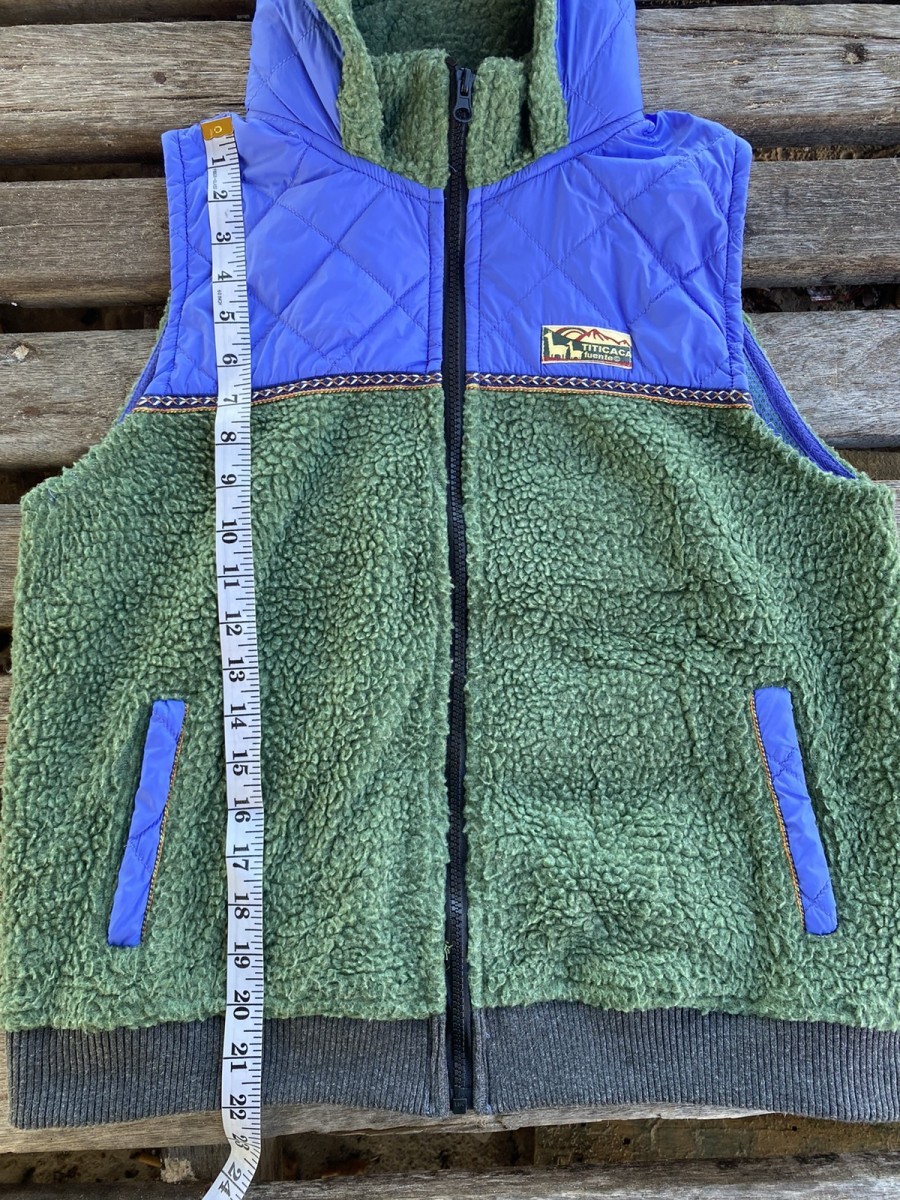 Japanese Brand - Titicaca Sherpa Fleece Sleeveless Hoodie Jacket - 11
