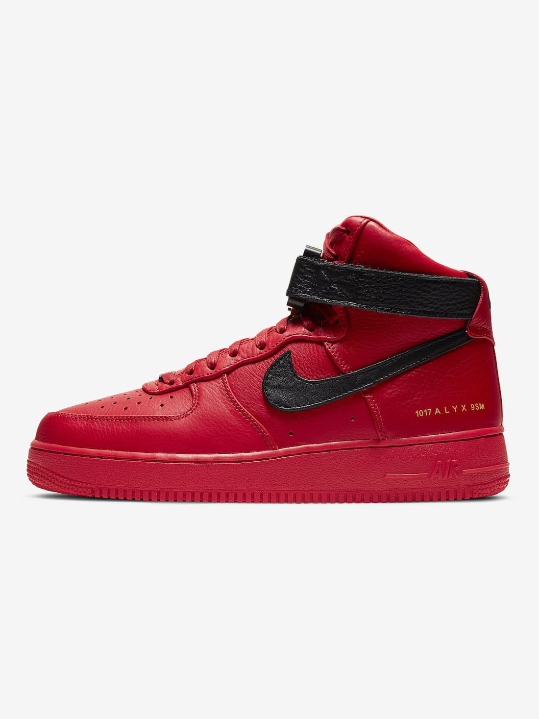 Nike 1017 ALYX 9SM x Air Force 1 High 'University Red'  - 4