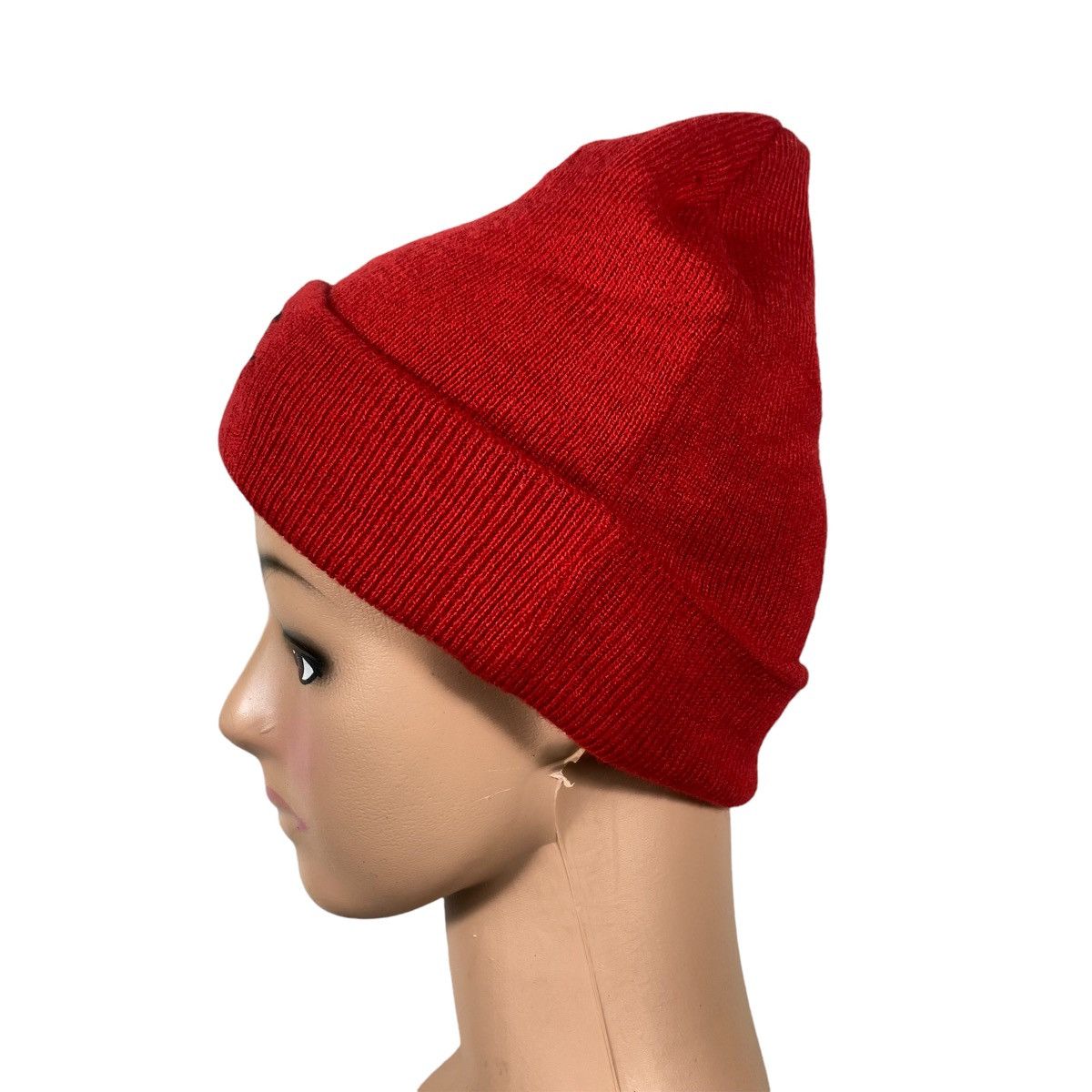 Vintage 90s Nike Embroidery Beanie Unisex Red Colour - 2