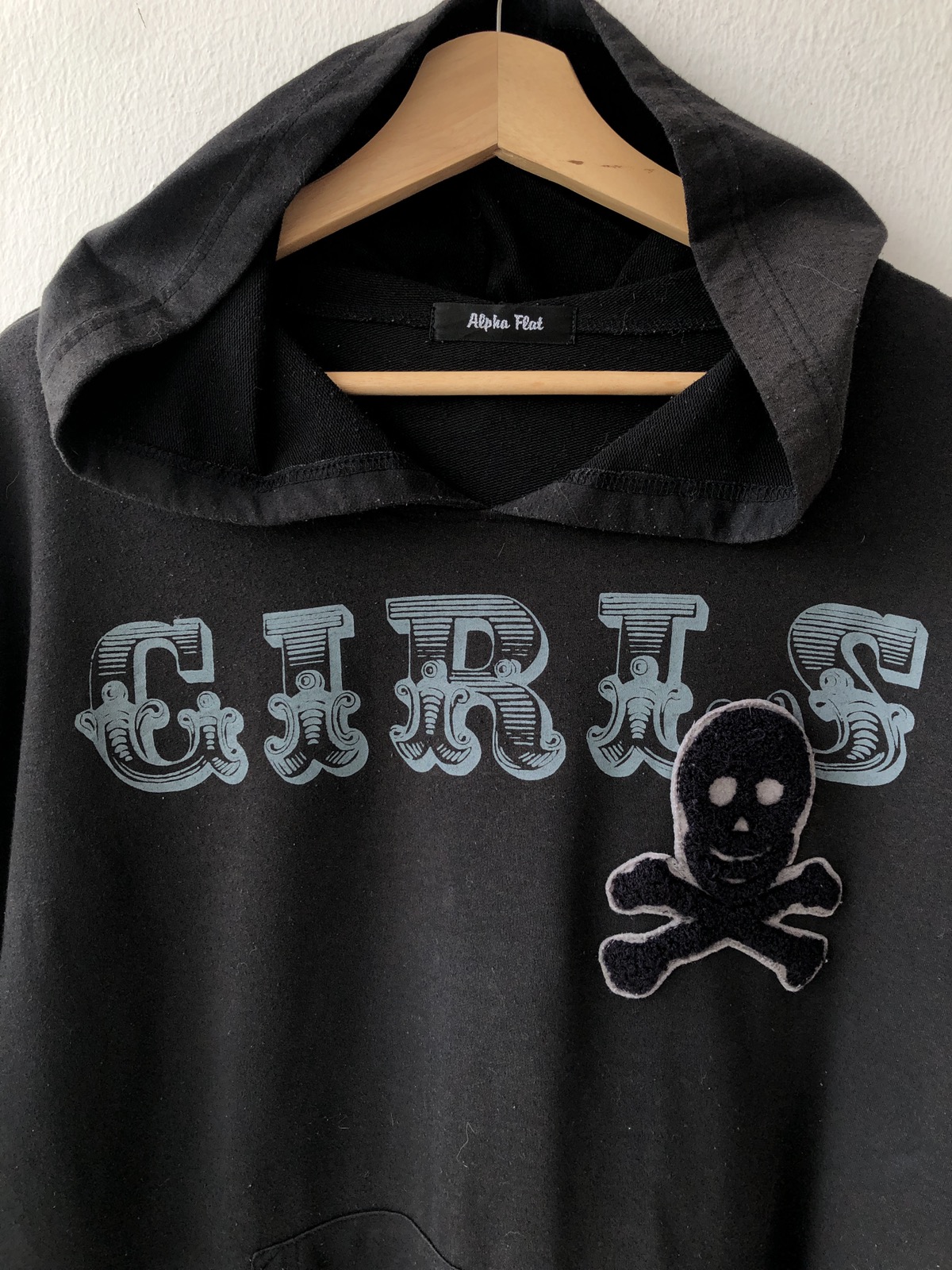 Skulls - Alpha Flat “Girls” Skulls Oversized Pullover Hoodies - 3