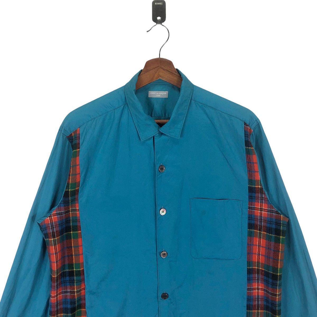 AD2001 CDG Comme Des Garcons St Amano Tartan Patchwork Shirt - 13