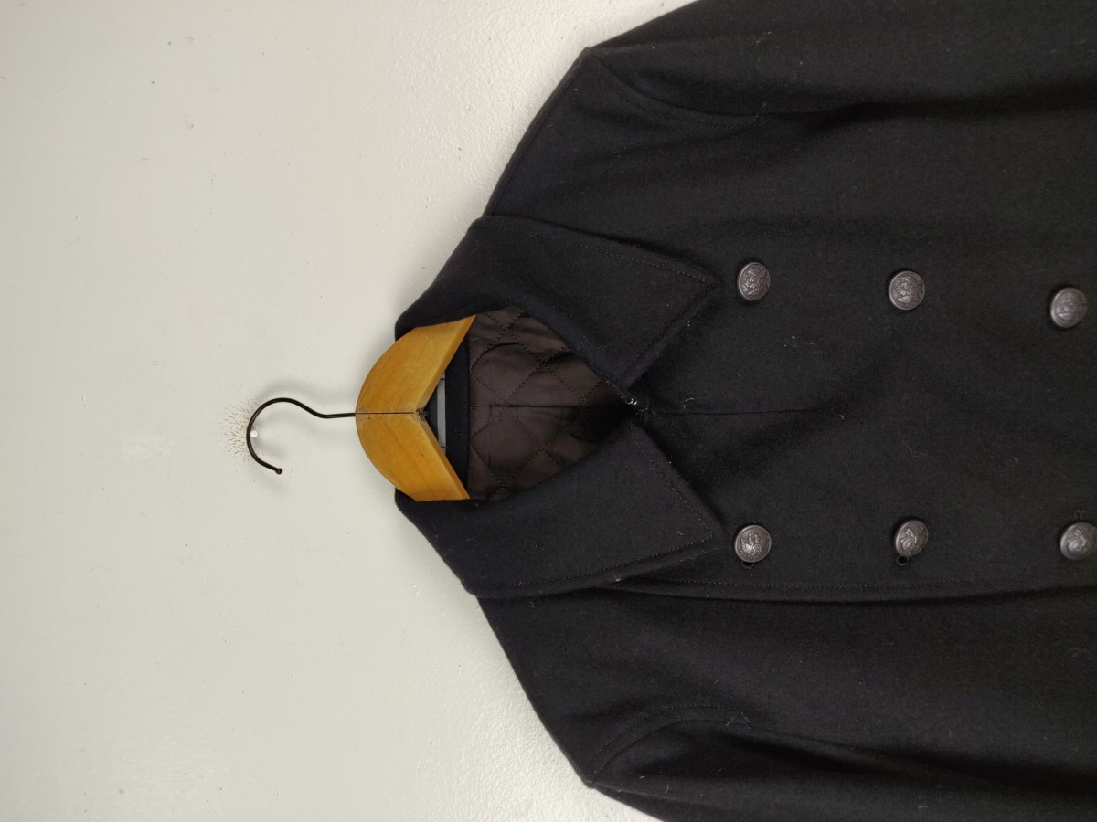 Overcoat - Double Breast Wool Jacket Heavy Coat - 3