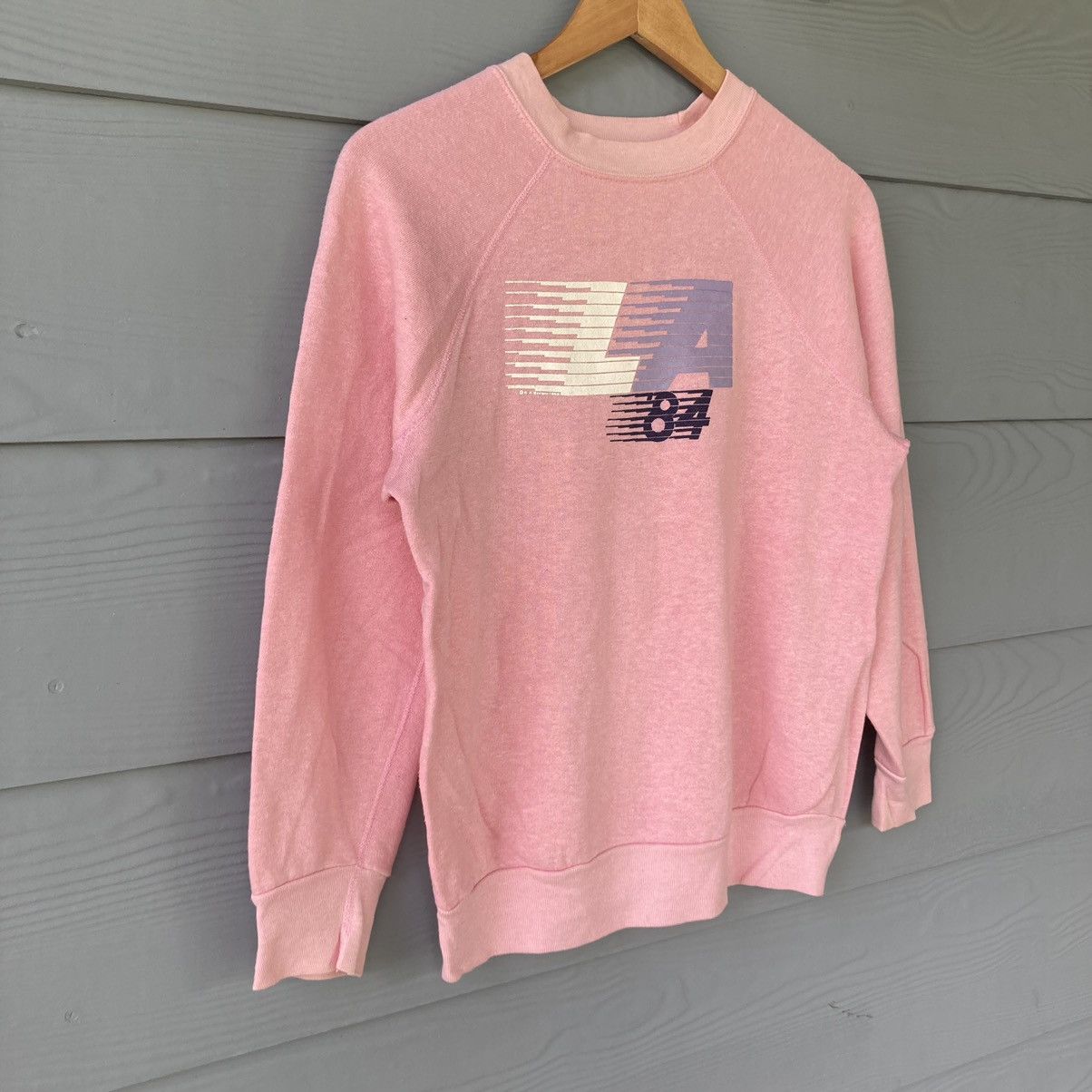 Vintage Los Angelas 84 Pink Sweatshirt - 2