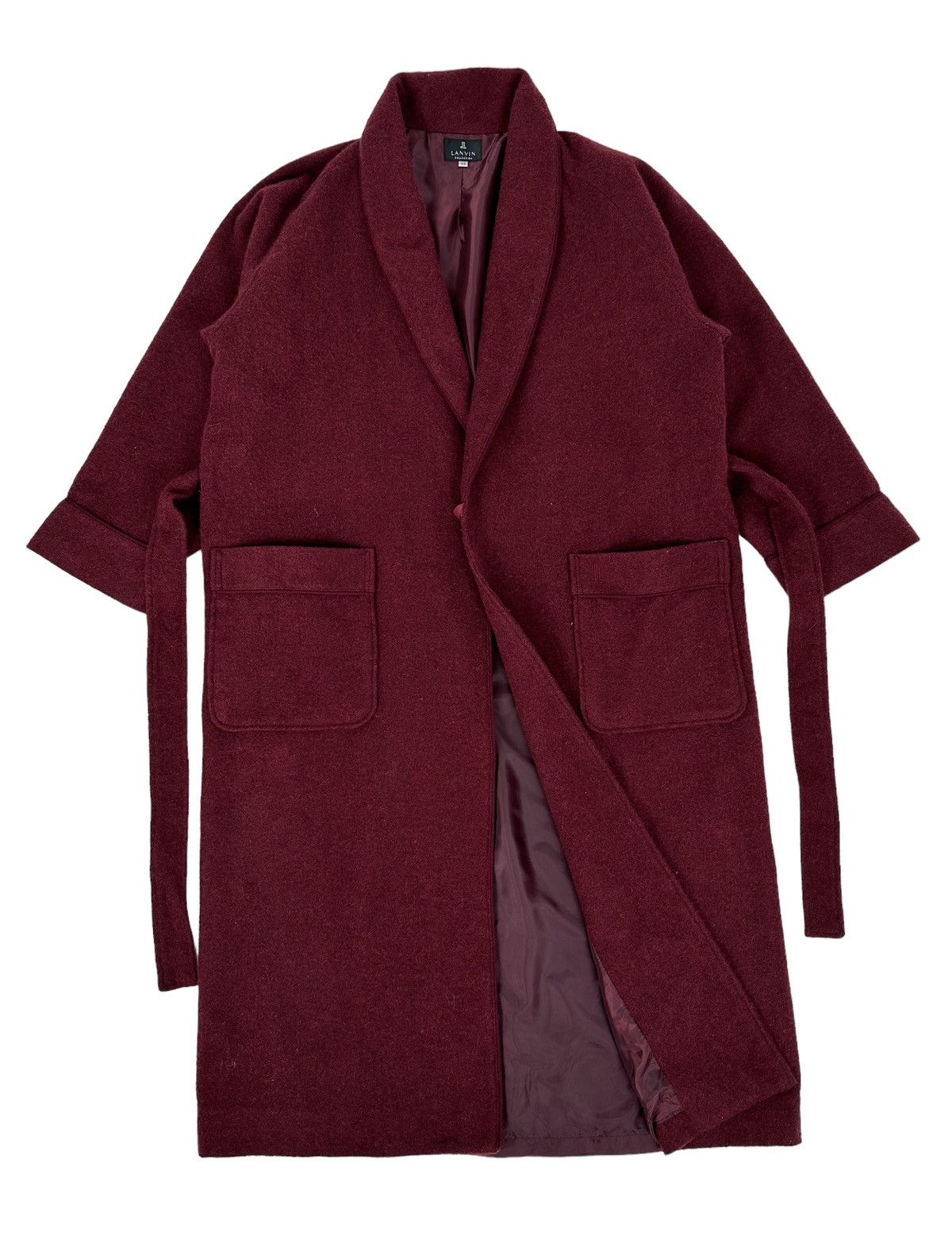 LANVIN TOPCOAT WOOL JACKET - 1