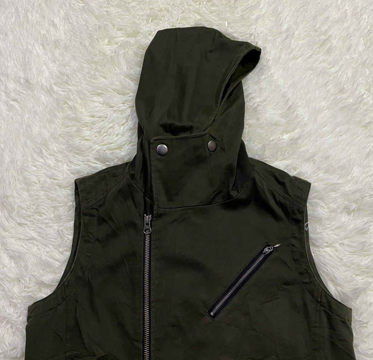 Japanese Brand - Semantic Design Sleeveless Hoodie Jacket - 10