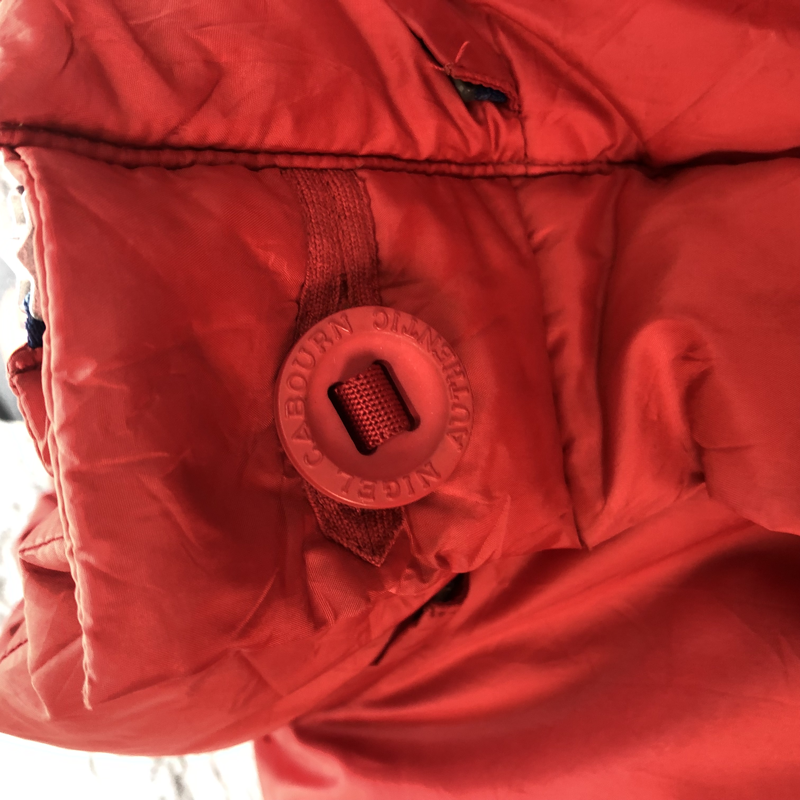 NIGEL CABOURN RED DOWN PUFFER JACKET #6553-73 - 4