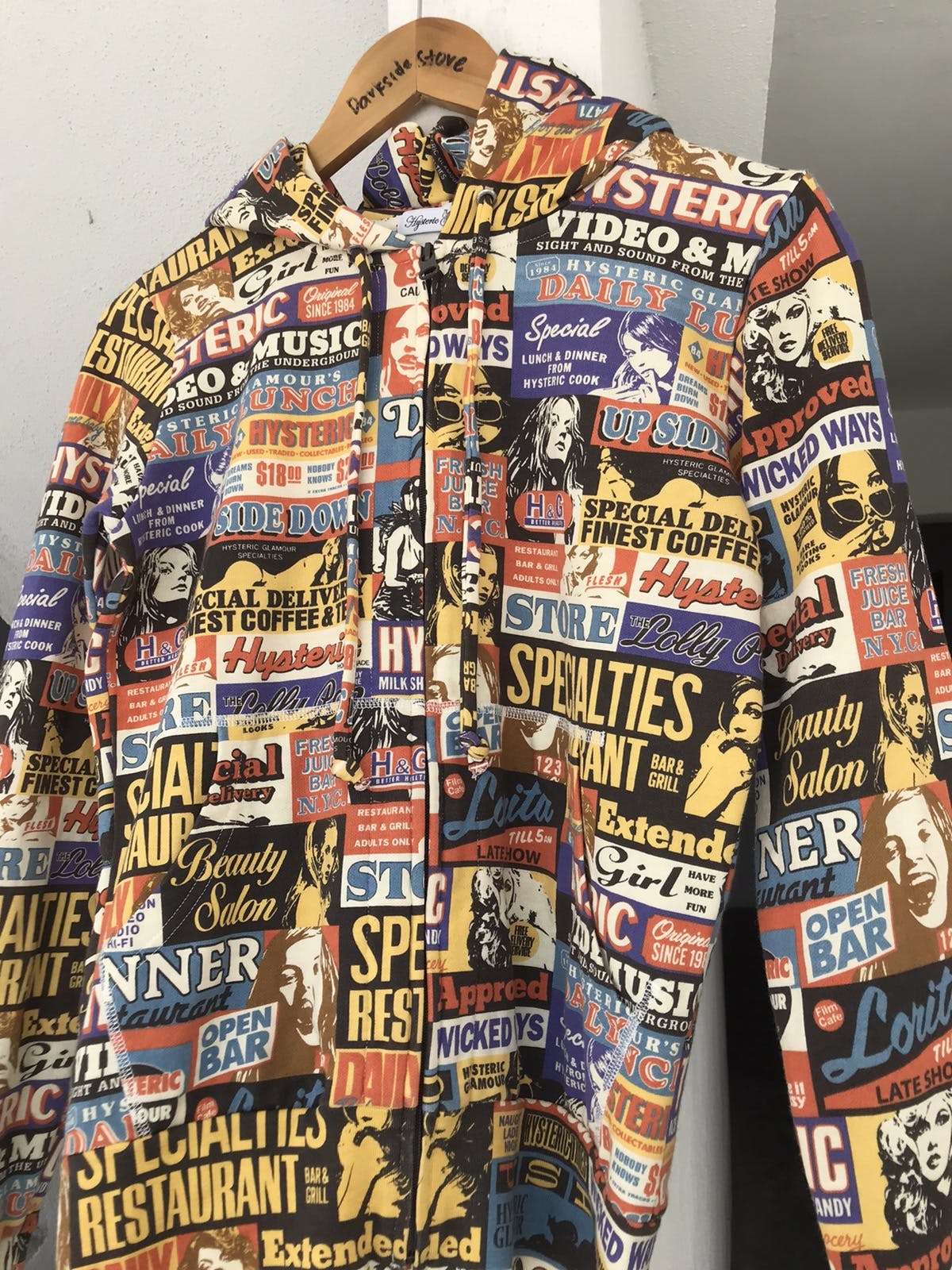 Rare Hysteric Glamour Fullprint Zipper Hoodie - 16