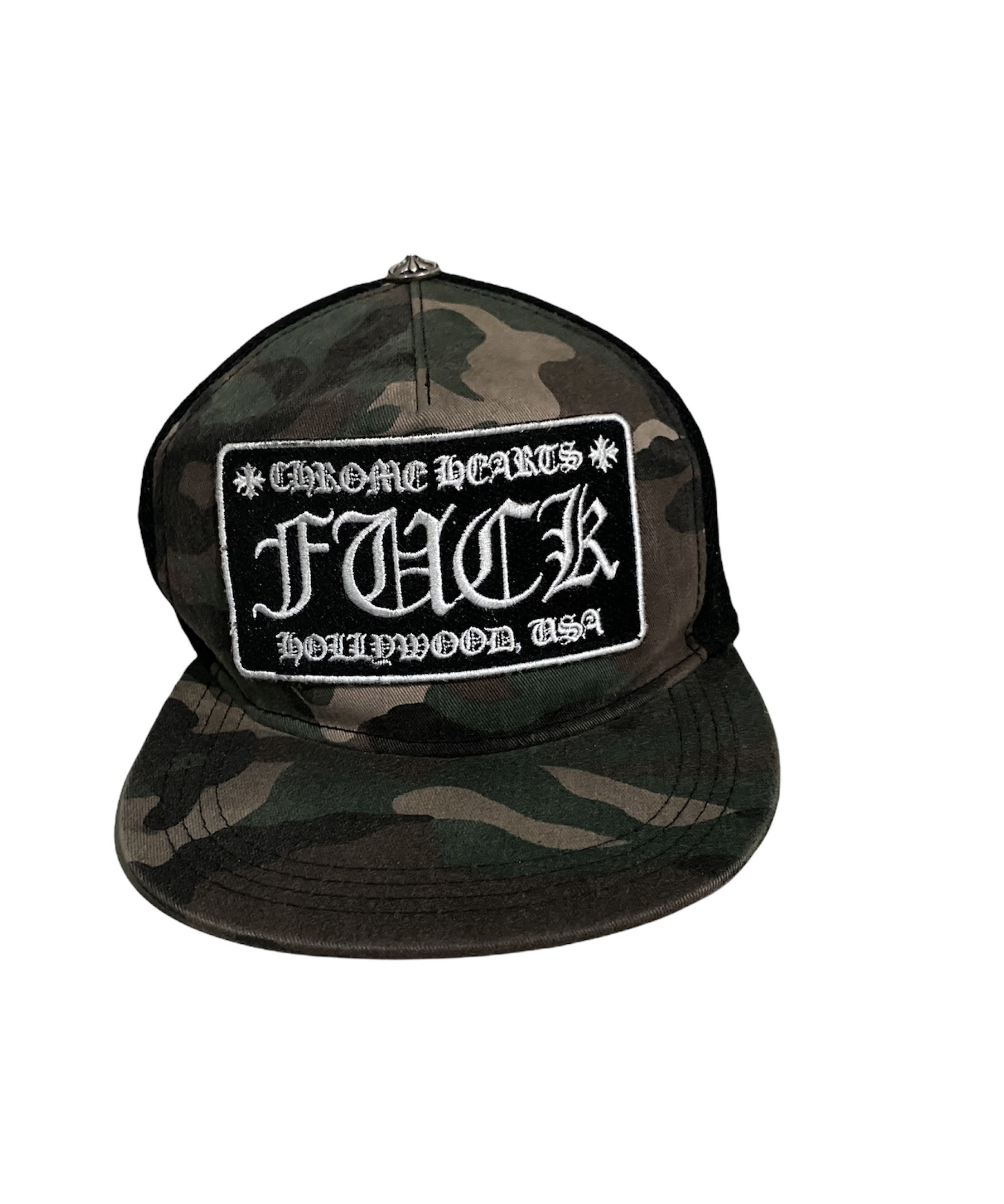 CHROME HEARTS CAMOUFLAGE TRUCKER - 1