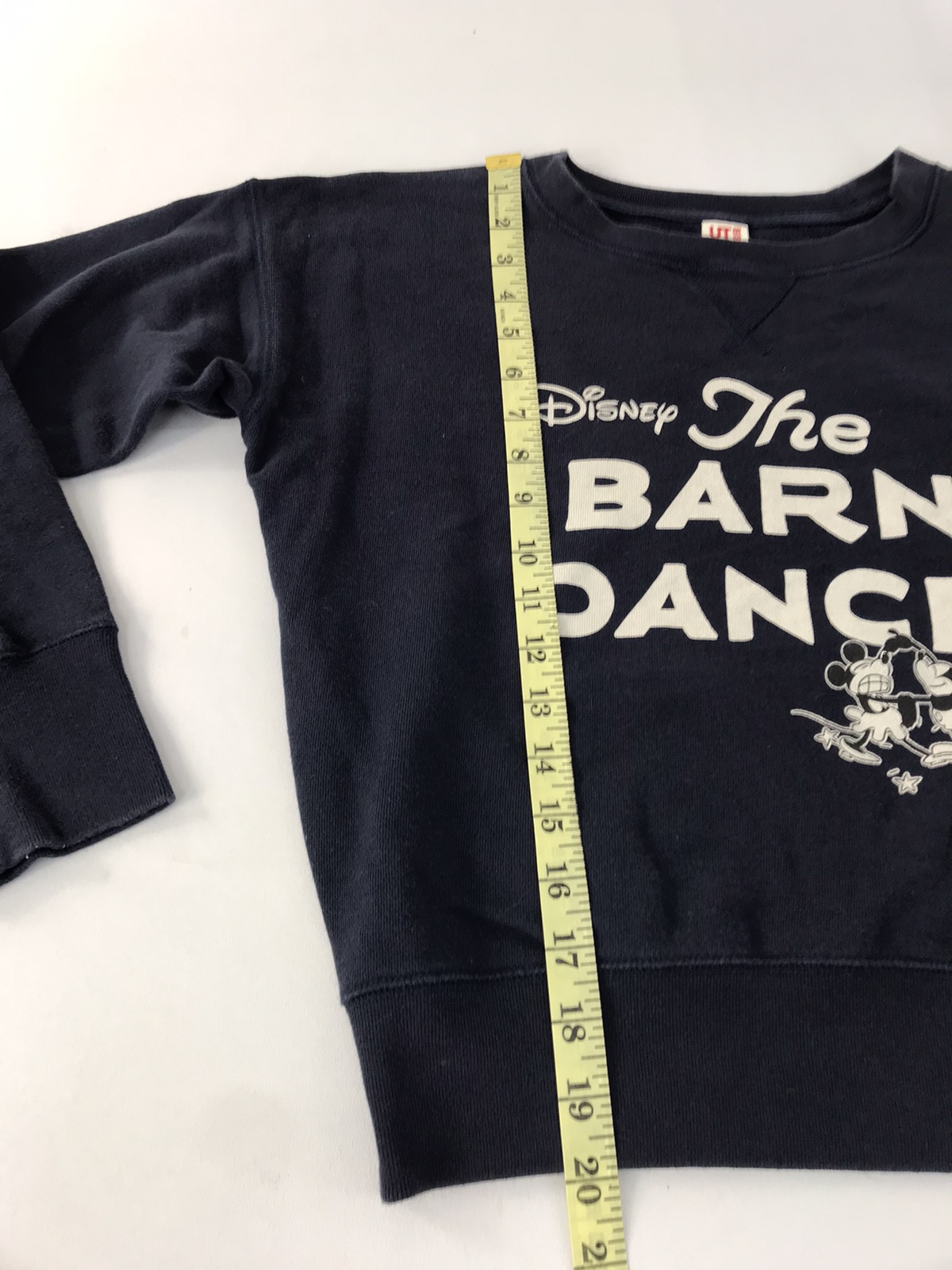 Mickey Mouse - Disney Mickey Mouse Barn Dance Sweatshirt Big Logo Printed - 8
